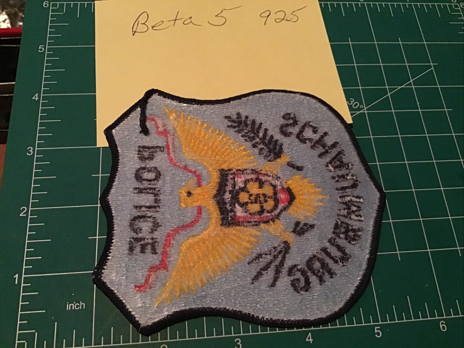 SCHAUMBURG ILLINOIS IL POLICE PATCH