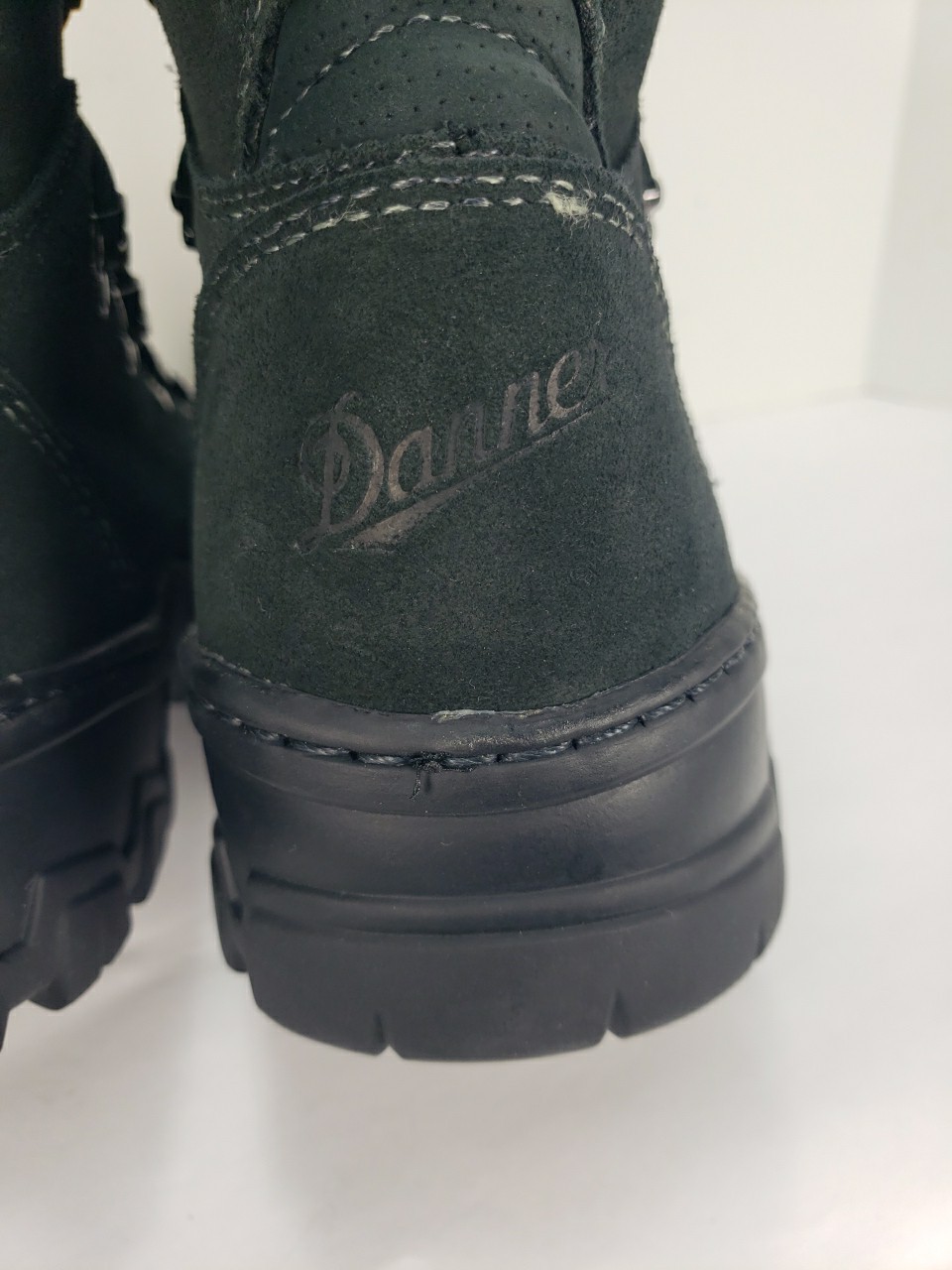 DANNER WILDLAND TACTICAL FIREFIGHTER BLACK LEATHER BOOTS 18050 MEN 11.5 EE MINT