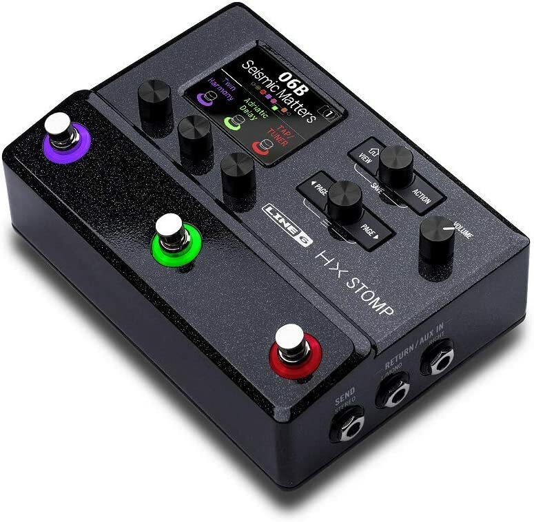 Line 6 HX Stomp Guitar Multi Effects Pedal DSP Chip HX Modeling Engine