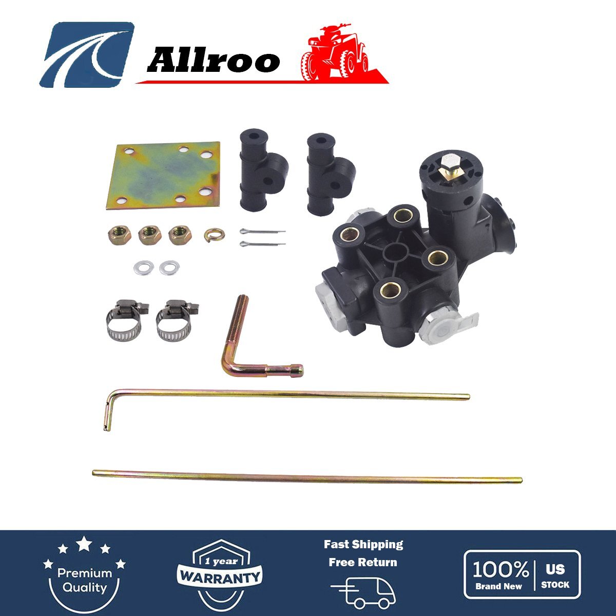 Height Leveling Control Air Valve Kit For Haldex KN27000 Freightliner Kenworth