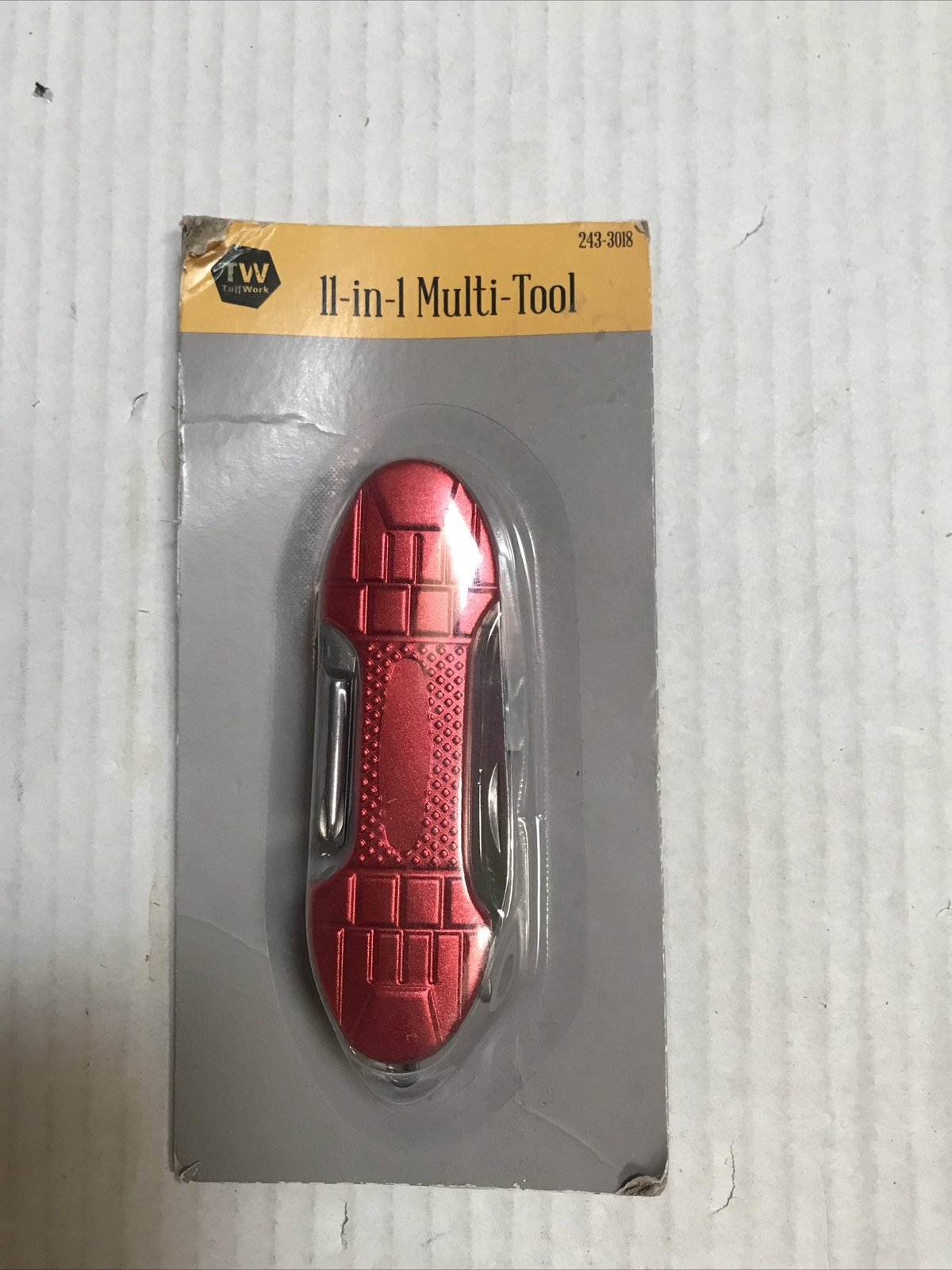 Tuff Work 11-in-1 Multi-Tool Red (2-PO-104)