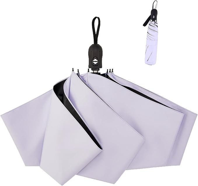 High-Quality Japanese Parasol Lightweight One-Touch Operation purple JP 17288