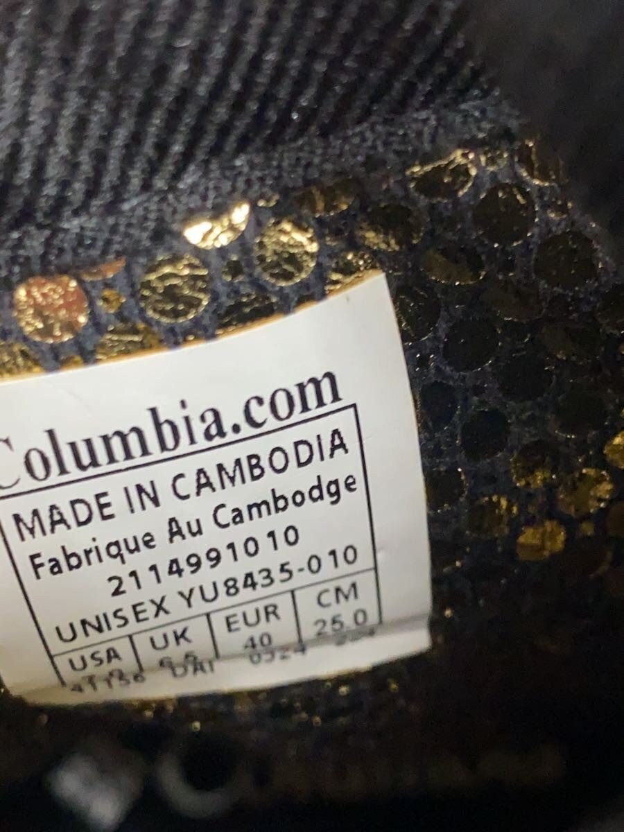 Columbia Lace-Up Boots/25Cm/Blk/Polyester/Yu8435 3546