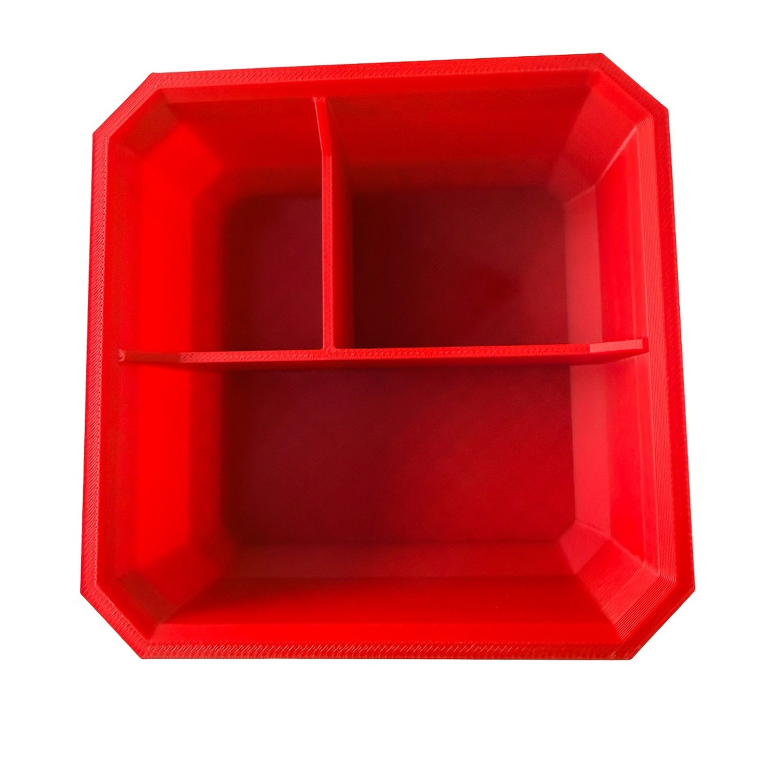 Milwaukee Packout Low Profile Bin 3 Compartment Organizer Insert Red