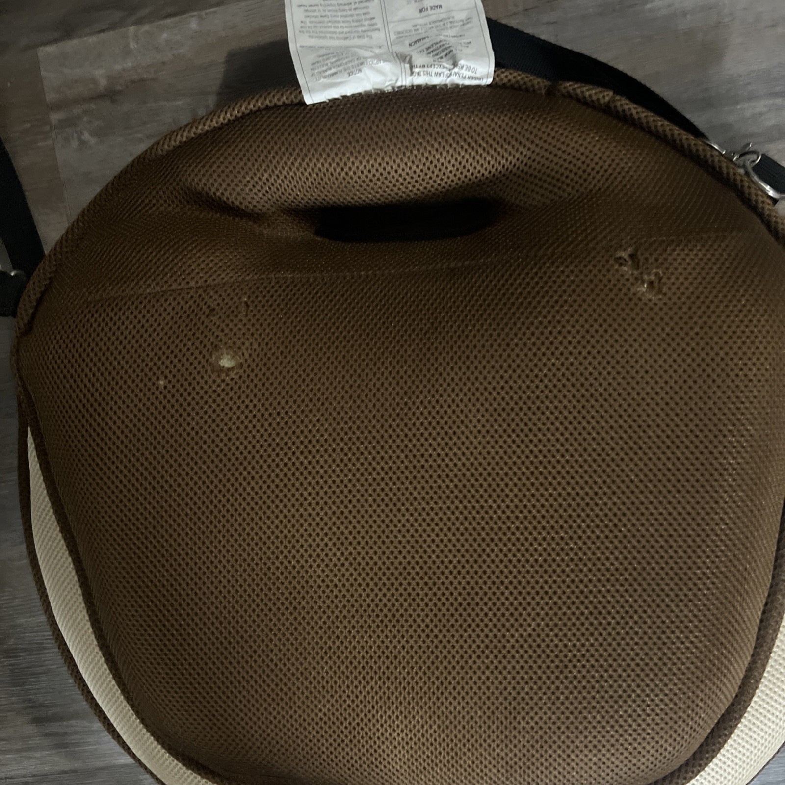 Loungie Quickchair Brown/cream Microfiber Chair Set of 2 Non-used W/minor Flaws