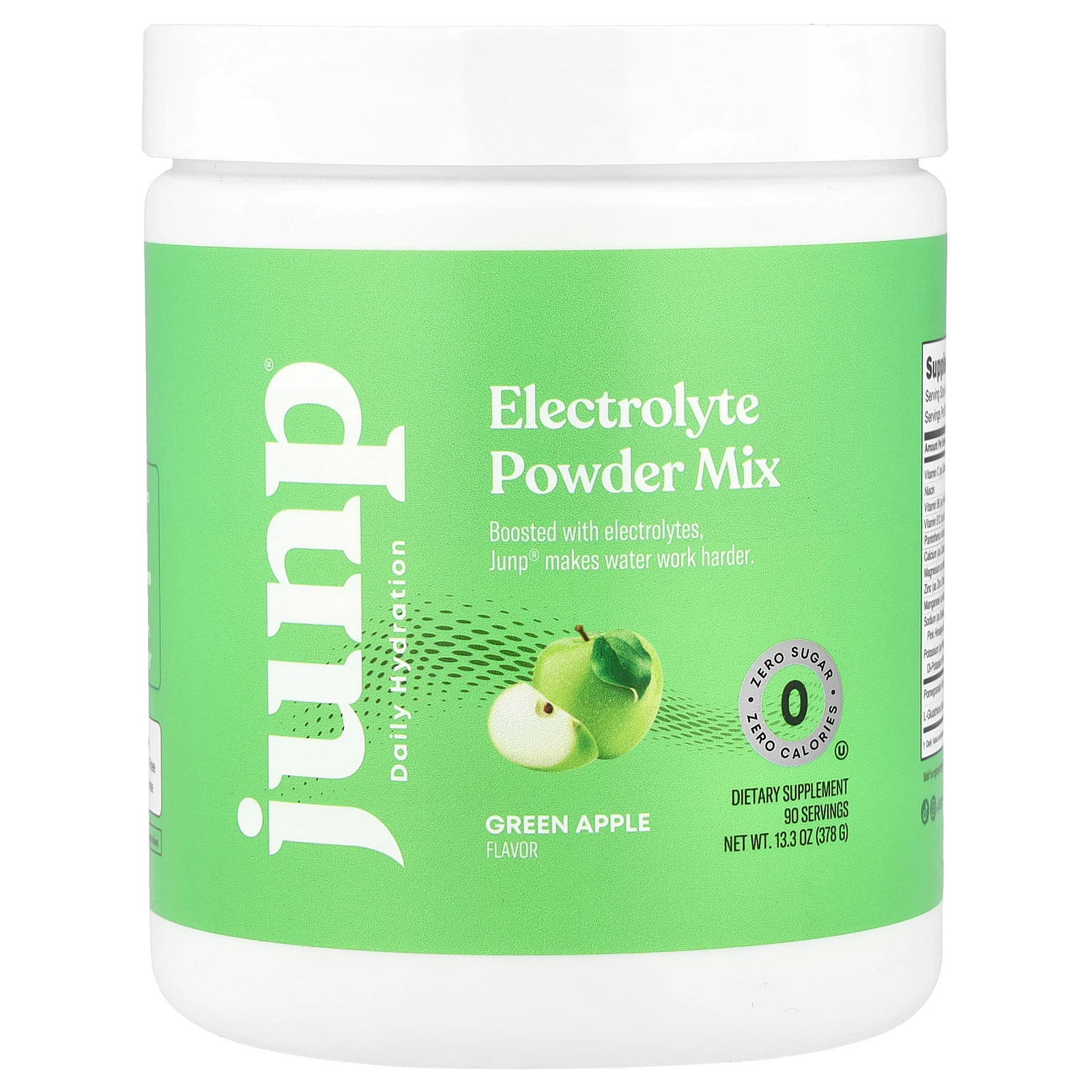 Electrolyte Powder Mix, Green Apple, 13.3 oz (378 g)