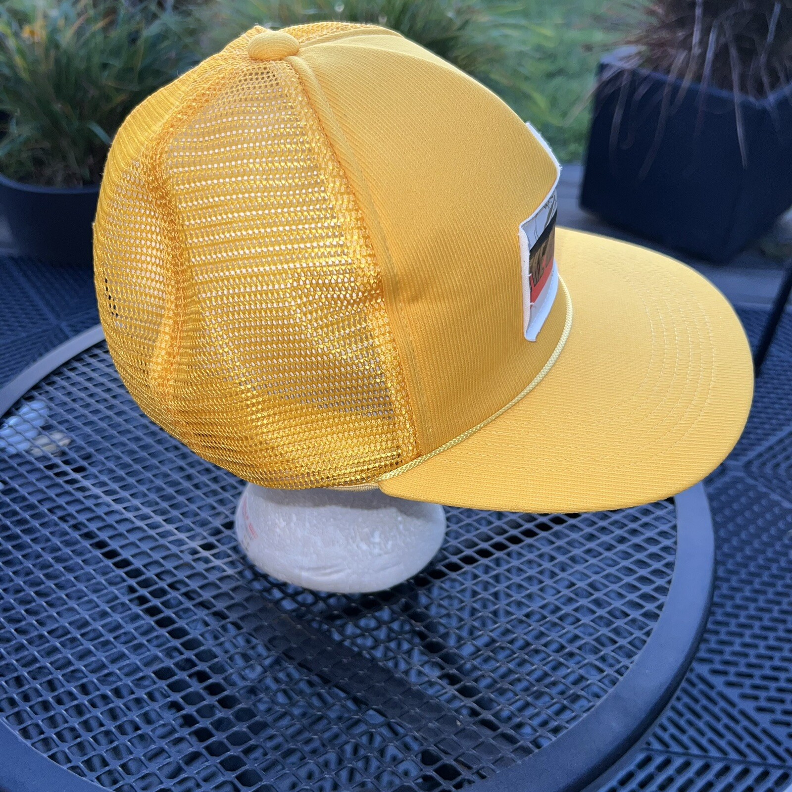 The Great Wall Yellow Foam Truckers Hat Cap Snapback EUC