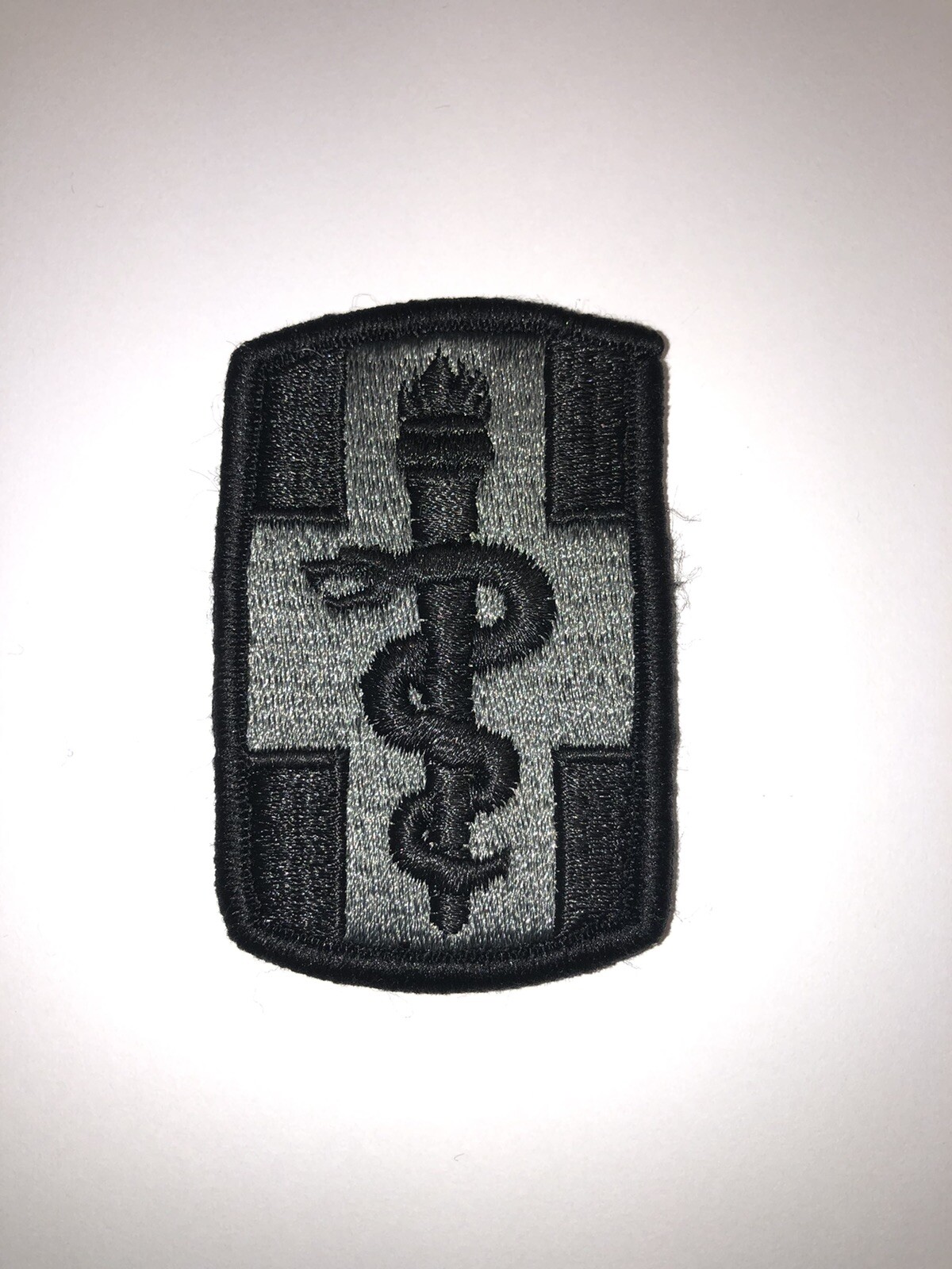 ACU 330th Medical Brigade U.S. Army Shoulder Patch insIgnia With Hook Back