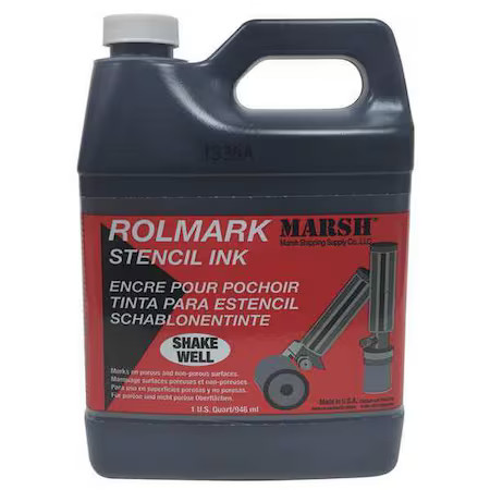 Mssc 20903 Stencil Ink, Black, 1 Quart,  Jug
