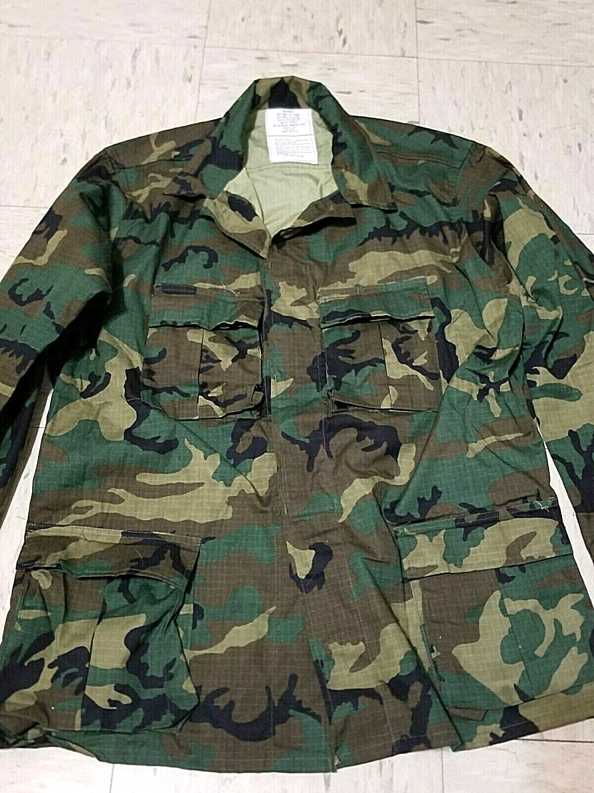 USGI BDU Jacket ERDL Pattern from 1981 Size Small Regular NOS