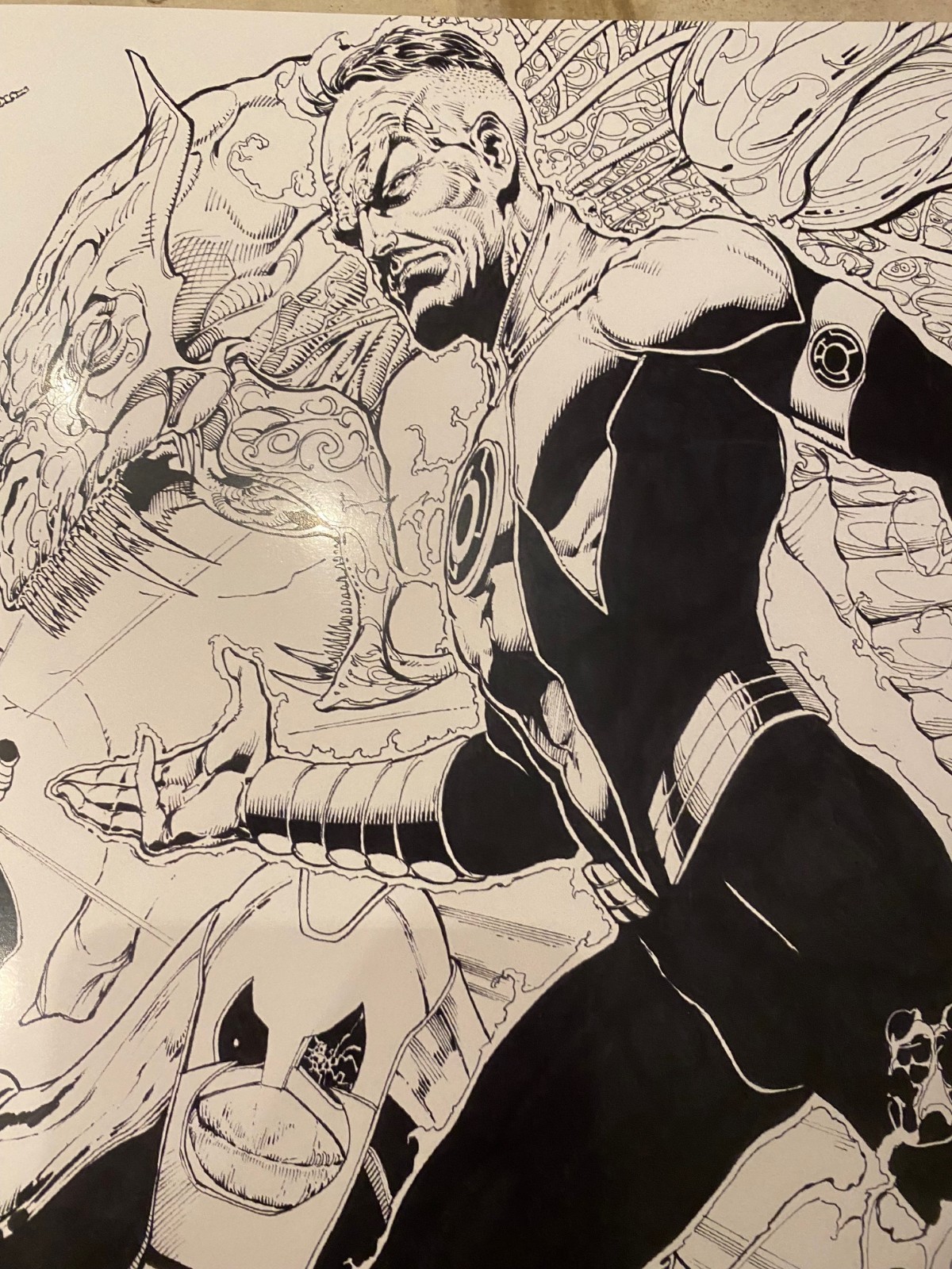 SINESTRO CORPS Print VAN SCIVER Signed numbered ltd 25 LANTERNS