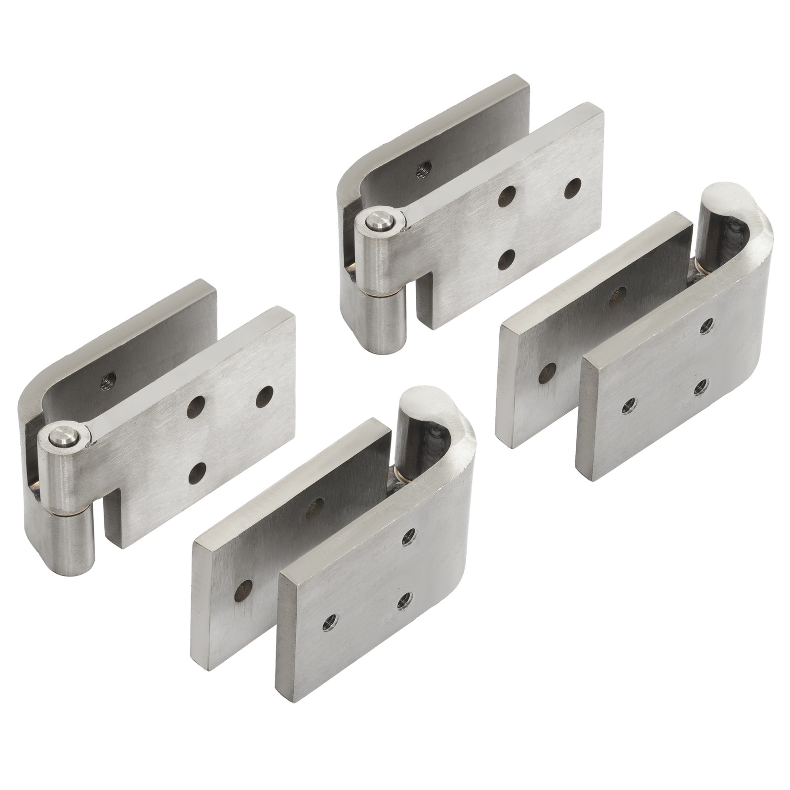 For 1966-1977 Early Ford Bronco Door Hinges Stainless Steel Left Right Screw-on