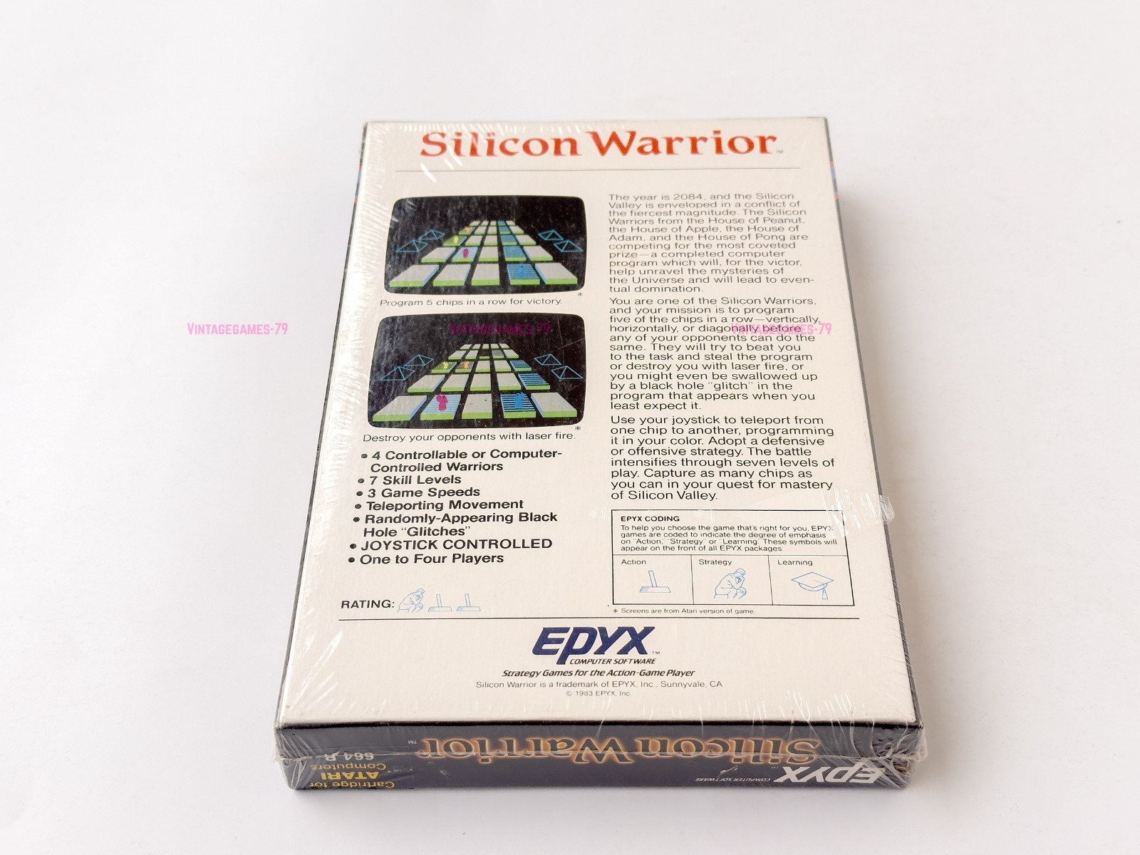 Silicon Warrior - Epyx - 1983 / Atari 8-bit - Sealed