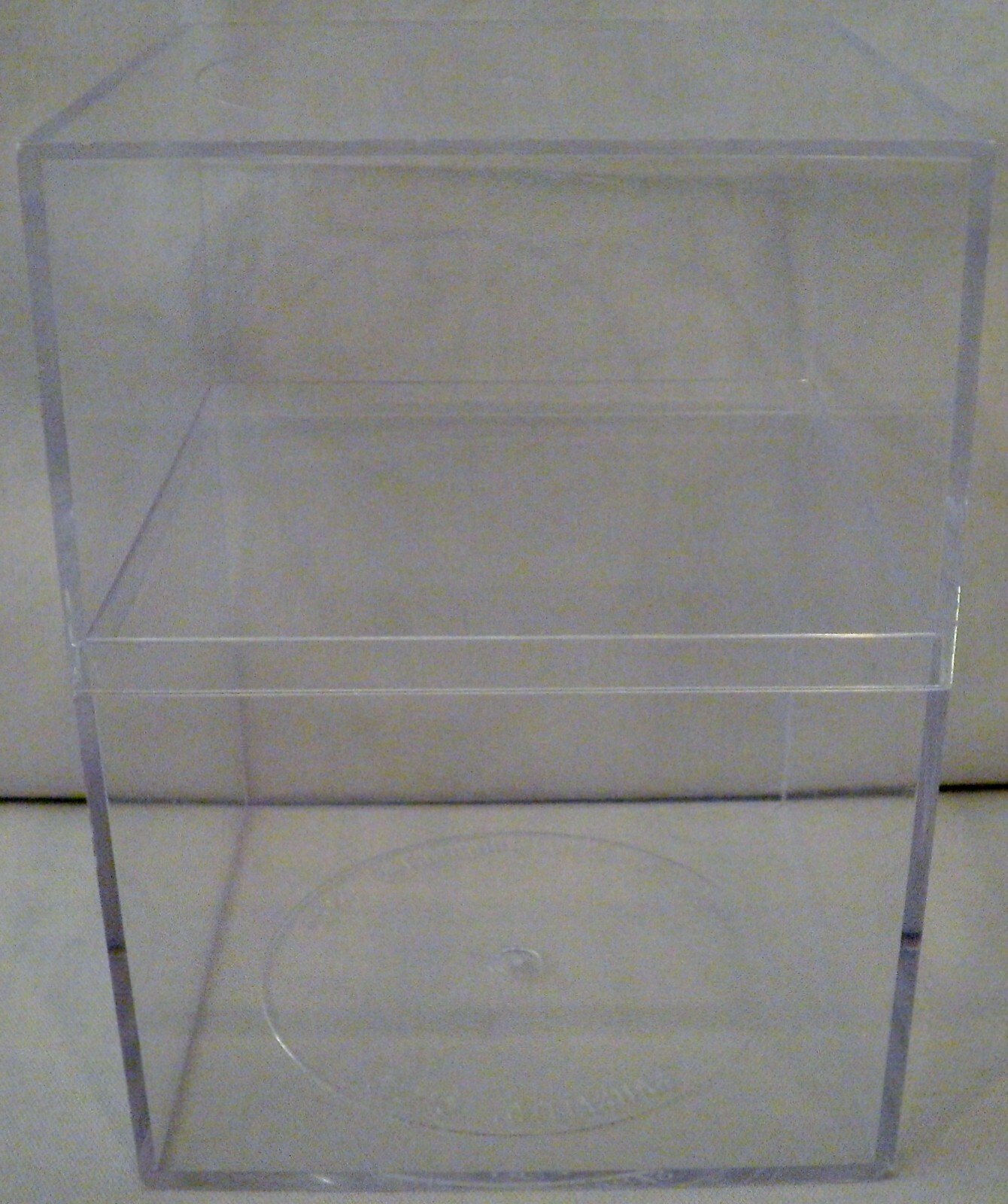 AMAC Plastic Products 4” x 4” x 5-1/2” High Clear Display Storage Box Case