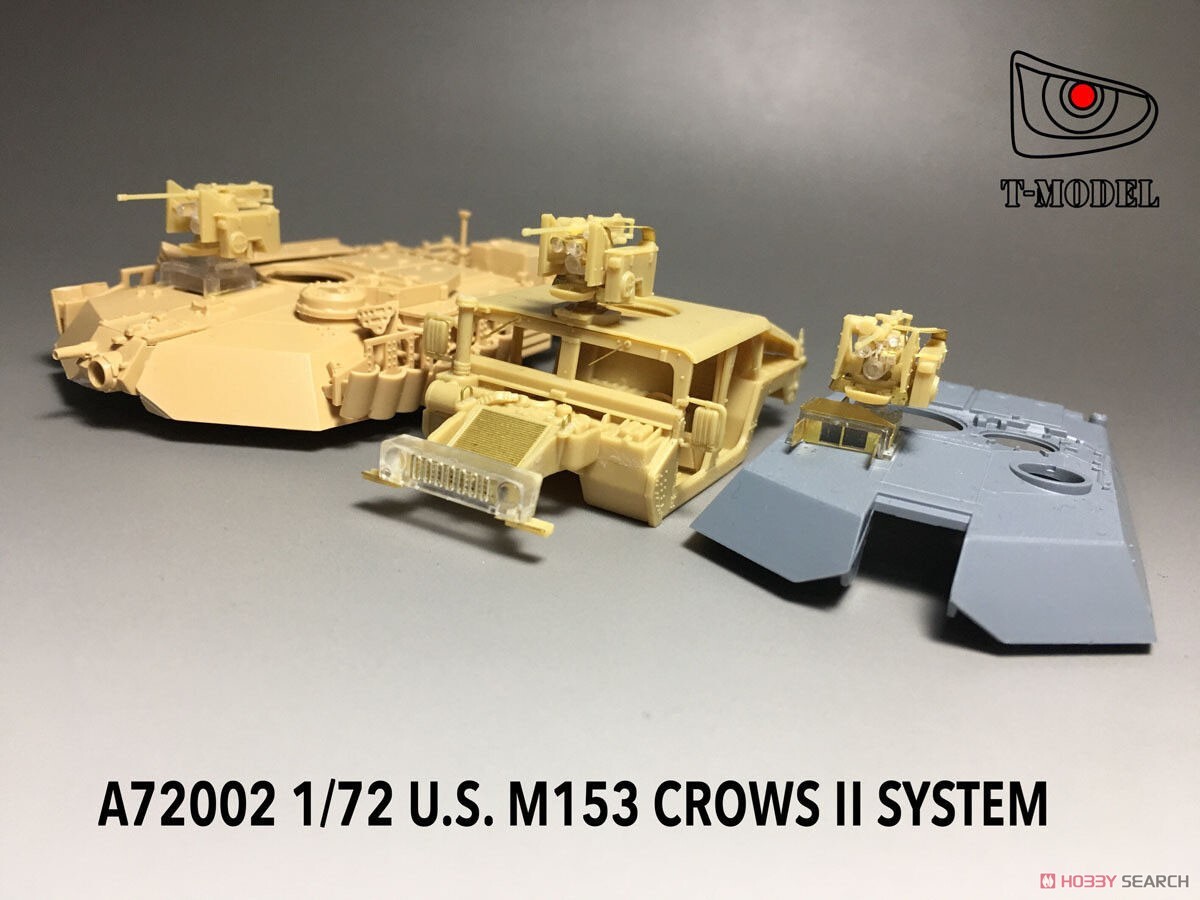 T-MODEL A72002 1/72 U.S. MILITARY M153 CROWSII SYSTEM INJECTION + ETCHING