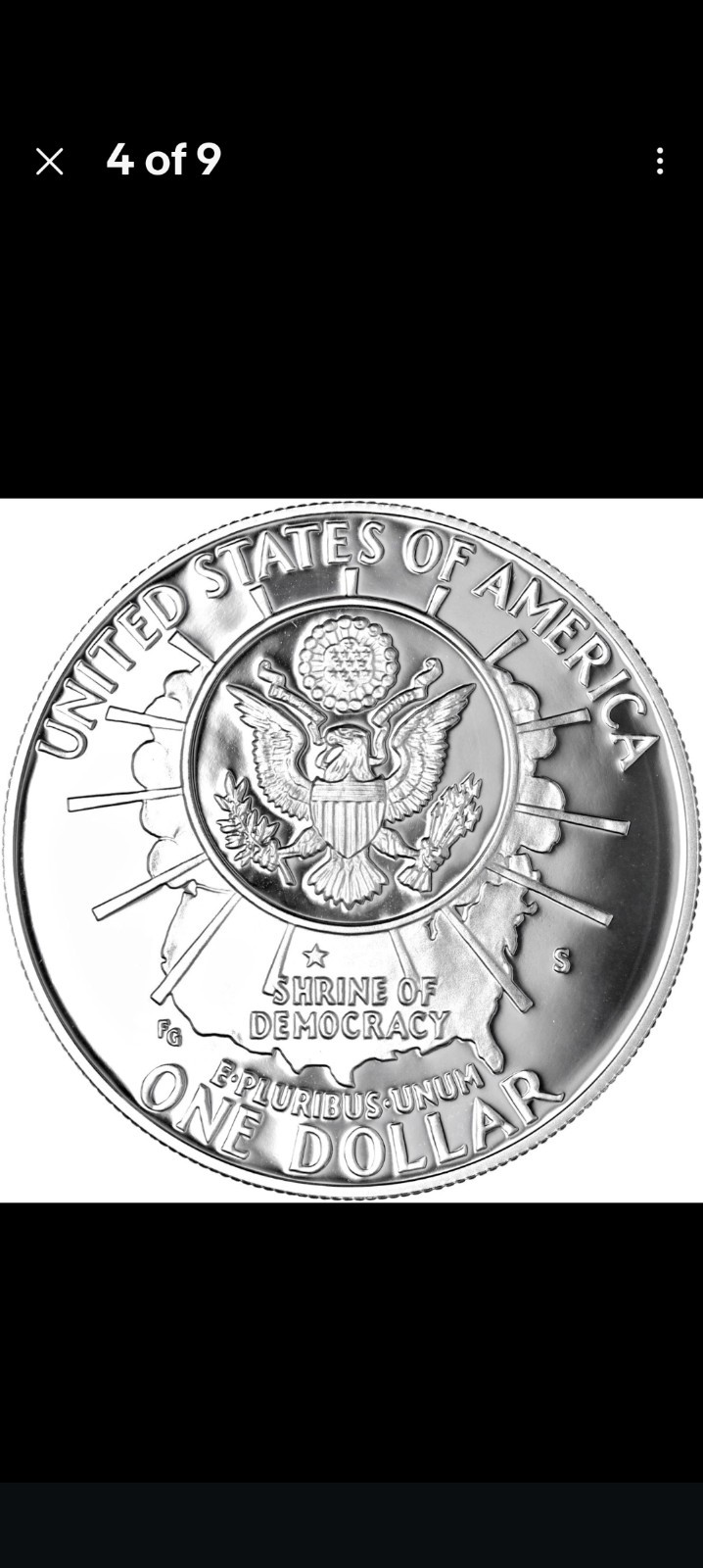 US Mint 1991 Prestige Proof 7 Coin Set Mount Rushmore Commemorative Silver $1