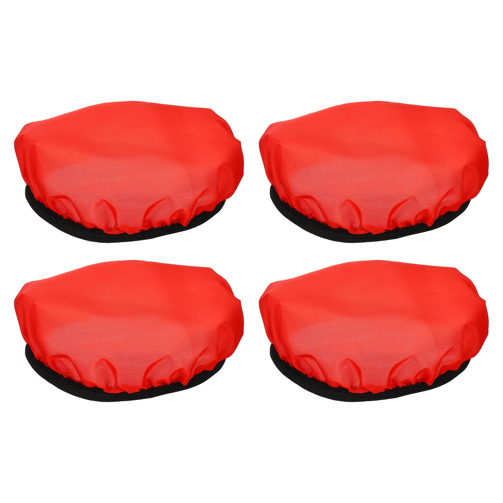 4pcs 7" 18cm Soft Diffuser Lamp Cover Light Strobe Reflector Lamp Sock Red