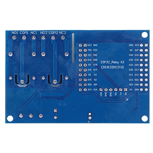 2 Channel 5V Relay Module ESP 32 4M Byte Flash Large Capacity Programmable