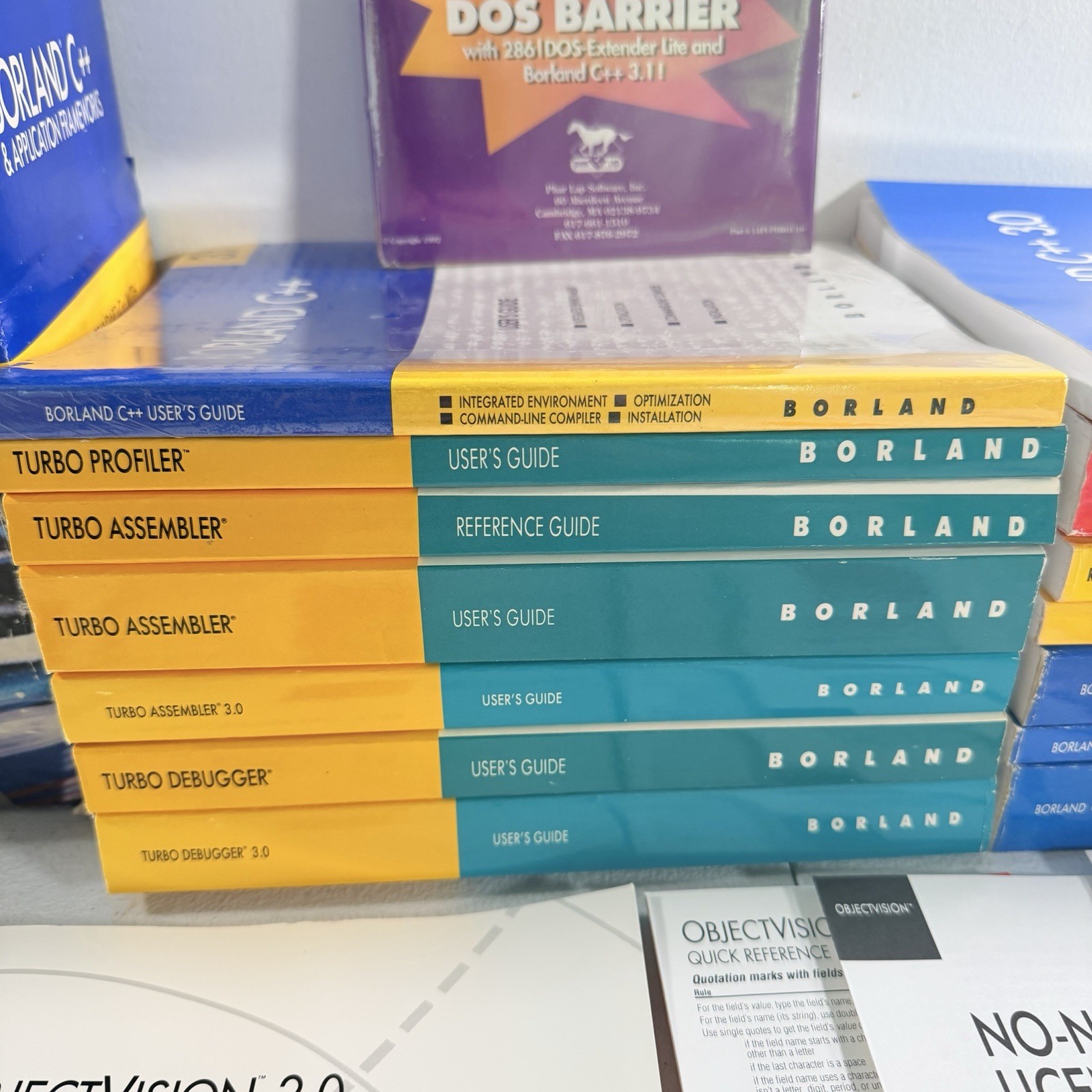 Borland C++ 3.0 & Application Frameworks Reference User Guide Manuals Lot Set