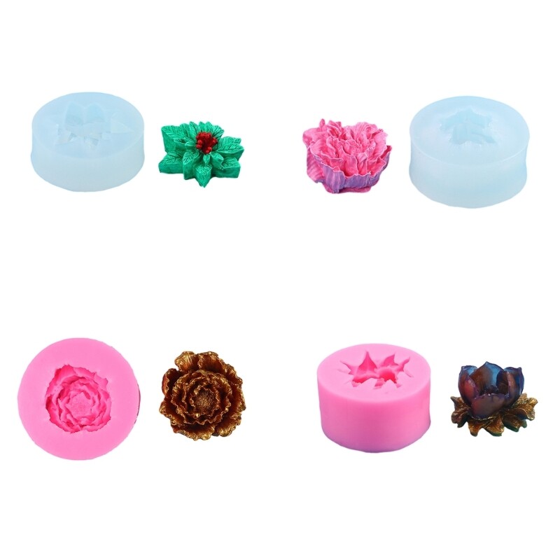 Silicone Mousse Mold Dessert Moulds Flower Shaped Chocolate Moulds Baking Supply