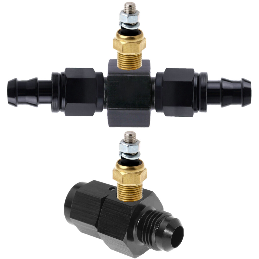 AN TRAN-SMISSION OIL COOLER HOSE FITTING 1/8 NPT TEMP-ERATURE GAUGE SENDING UNIT