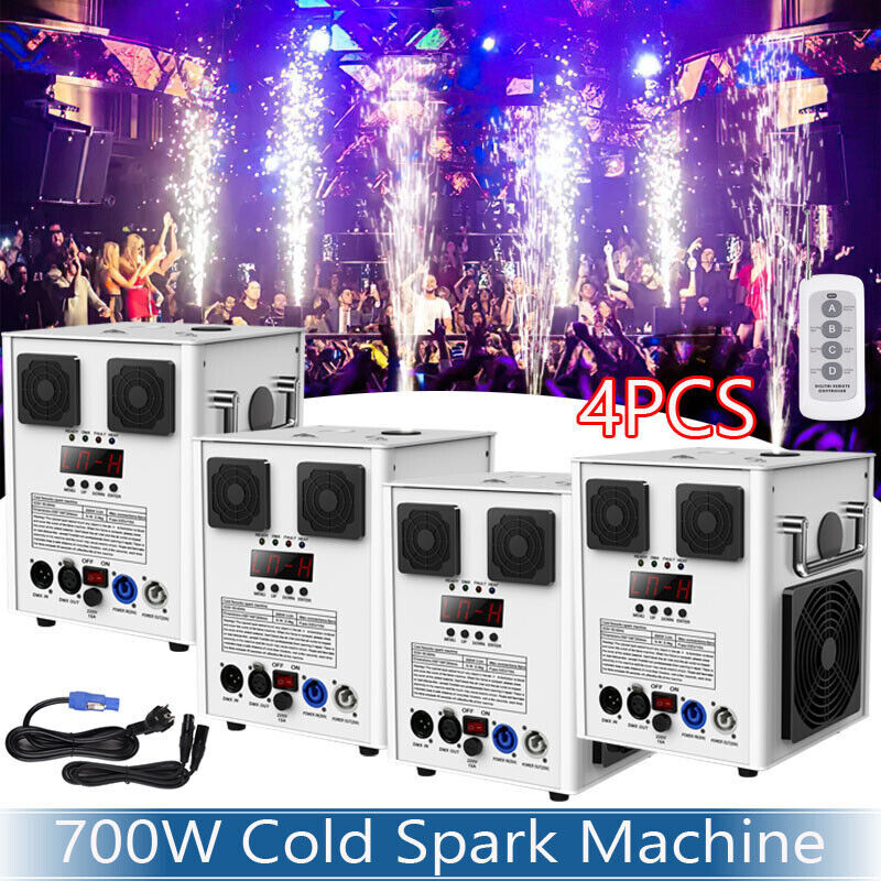 white 700W Stage Dj Cold Spark Firework Sparklar Machine Wedding Events Sparkle