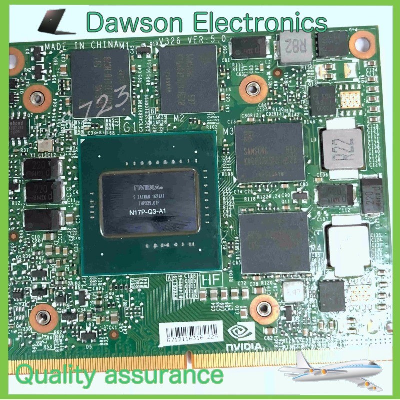 UsedDell Precision 7520 7510 Nvidia Quadro M2200M N17P-Q3-A1 4GB Video Card