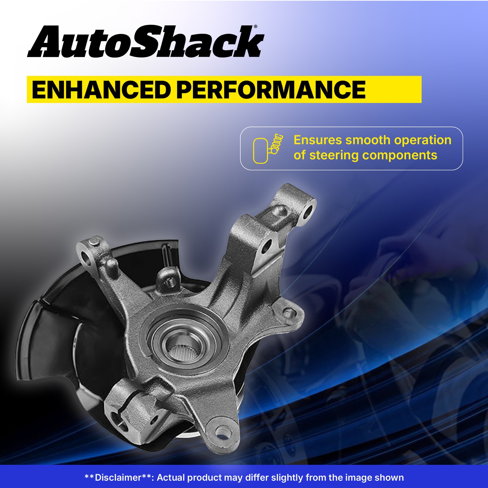 Front Loaded Steering Knuckle for Ford, Fusion 2006-2012