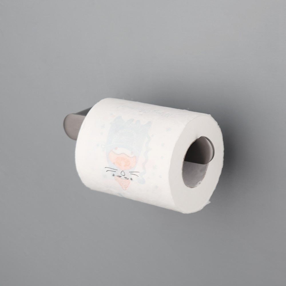 Brushed Gun Bathroom Accessory Set Toilet Paper Holder Wall Mount