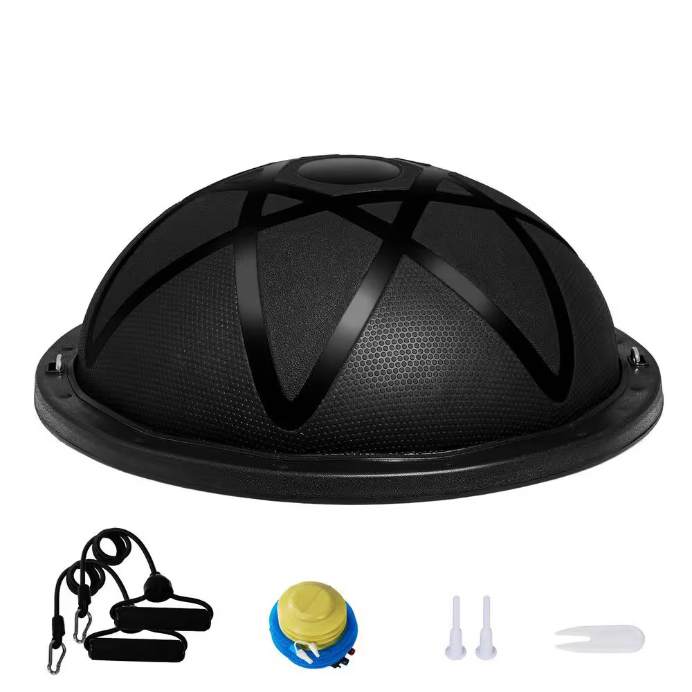 Half Exercise Ball Trainer, 23 In. Balance Ball Trainer, 660 Lbs. Capacity Stabi