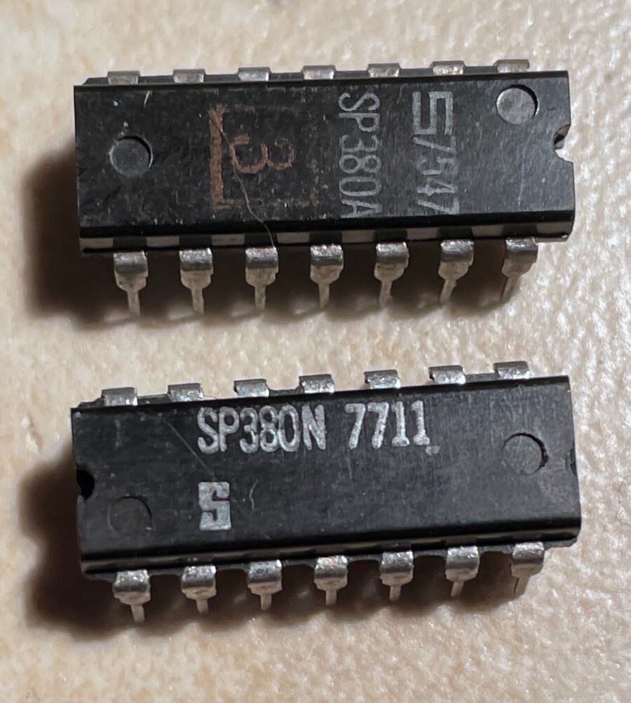 Signetics SP380 Quad 2 Input NOR Gate - NOS