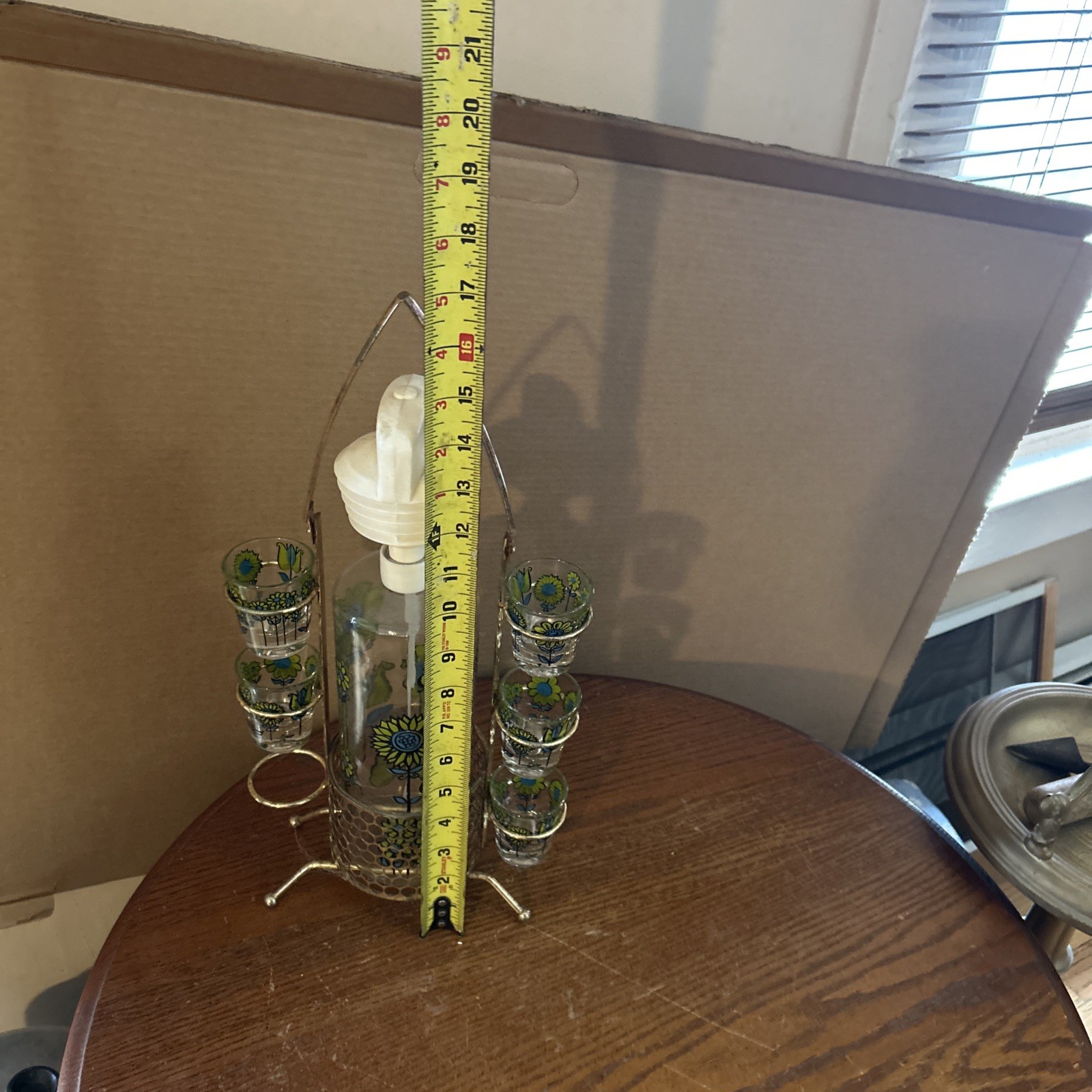 vintage 1970s Starlyte barware set