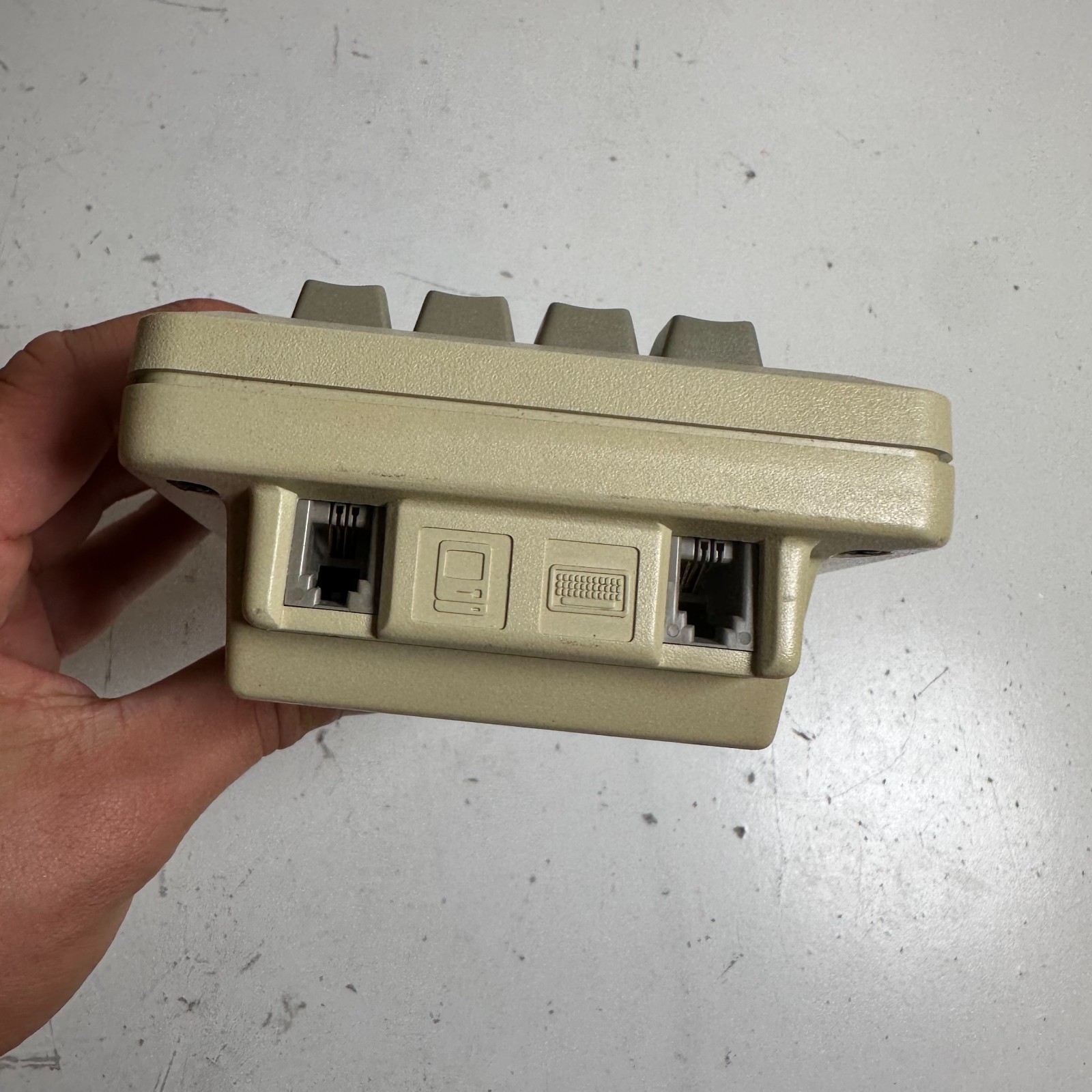 Vintage Apple Macintosh M0120 Beige RJ11 Connectors Computers Numeric Keypad