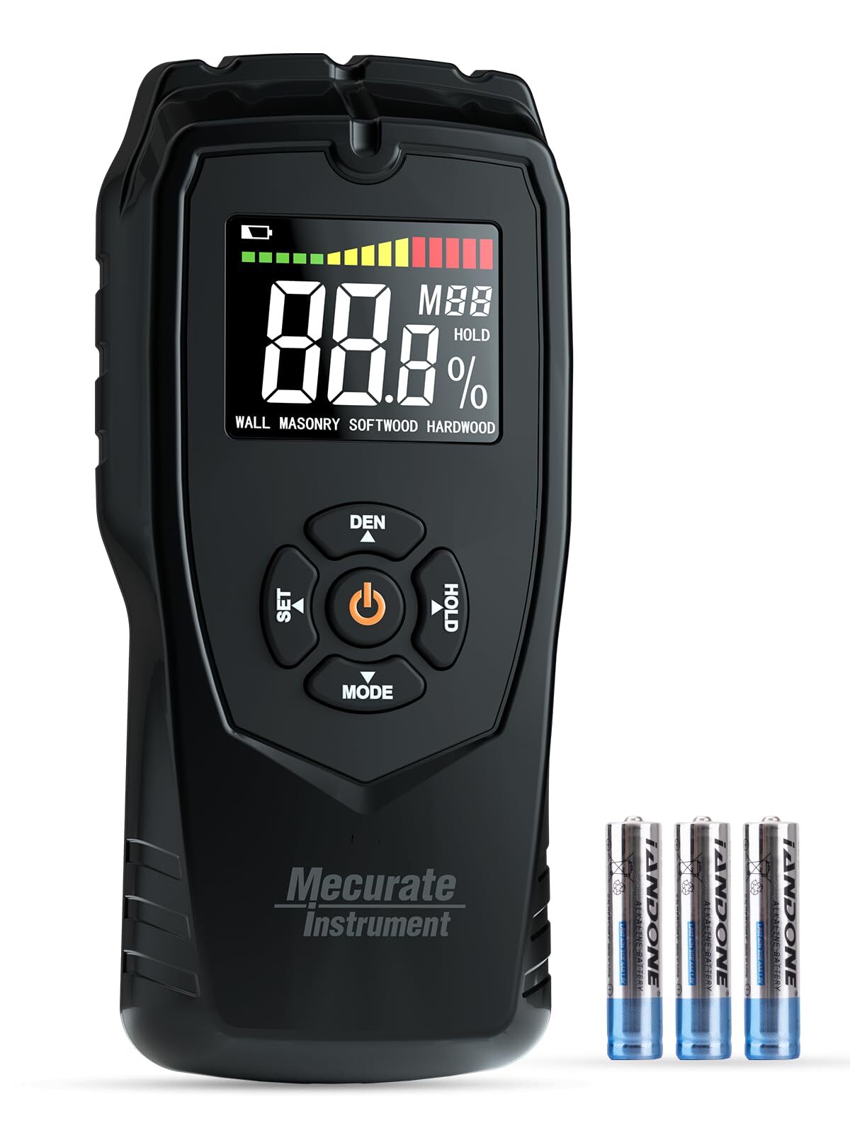 Moisture Meter for Wood & Drywall Moisture Detector Pinless Moisture Meter fo...