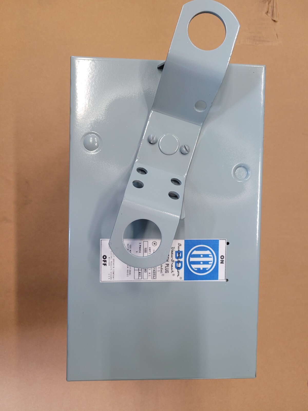 ITE BUSWAY PLUG, BOS14322, 60 AMP,240 VOLT, BUS, BUSS, BUS DUCT, RECONDITIONED