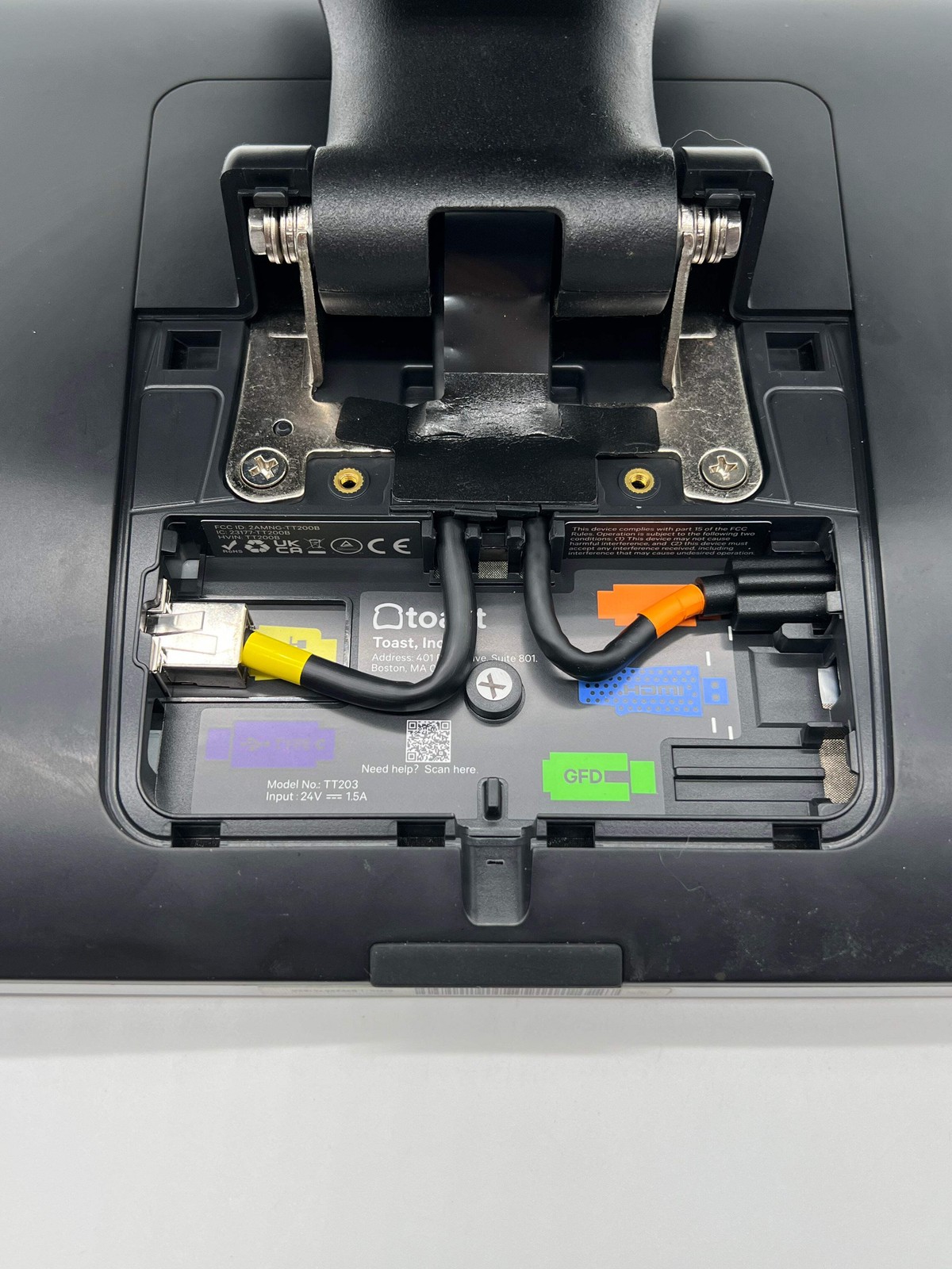 Toast POS System with Customer Screen, Printer, Kitchen Screen and Tap - Black