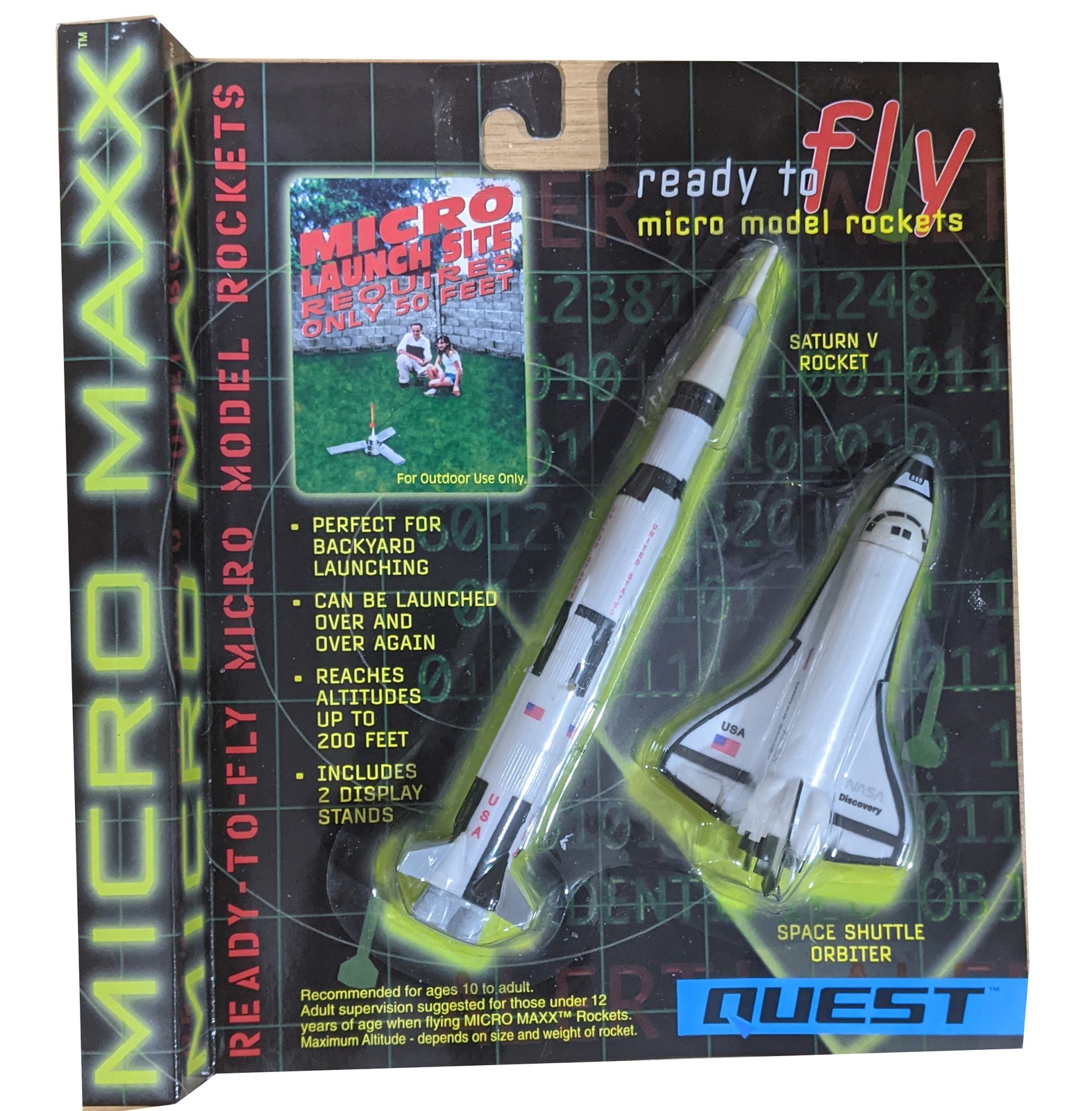 Quest Aerospace Saturn V and Space Shuttle Ready-To-Fly Micro Rockets