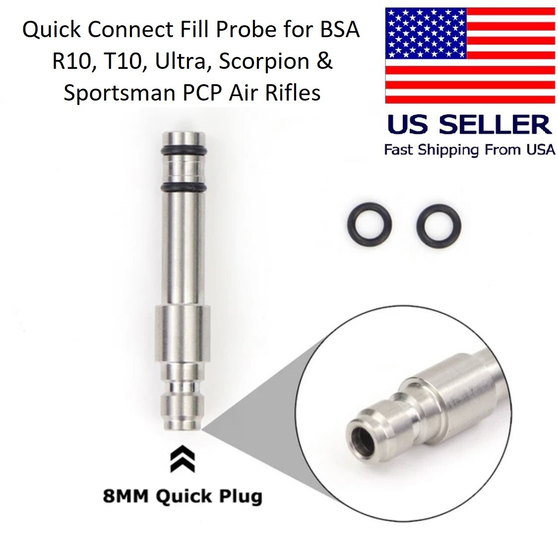 Air Fill QC Probe For BSA R10, T10, Ultra, Scorpion & Sportsman PCP Air Rifles