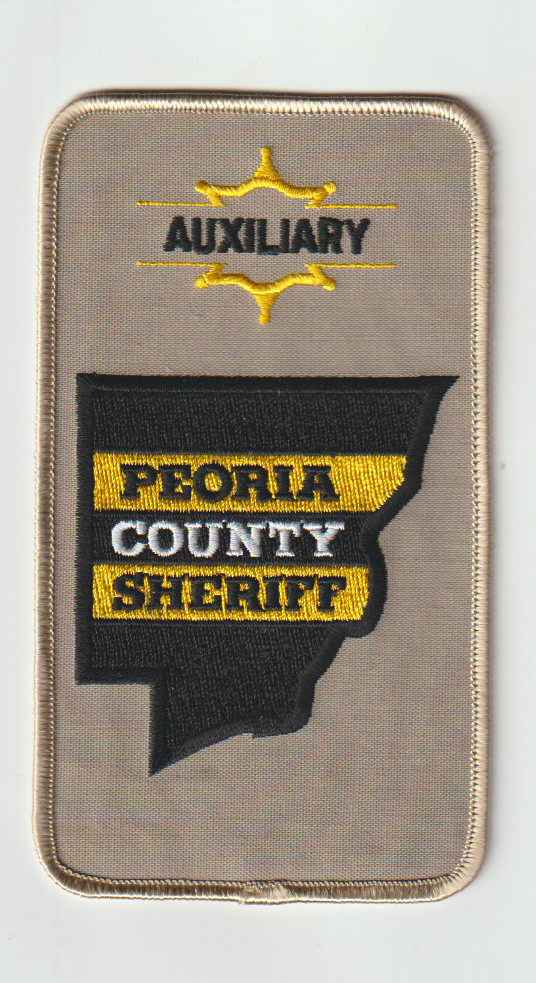Peoria County IL Sheriff Auxiliary patch shipped from Australia