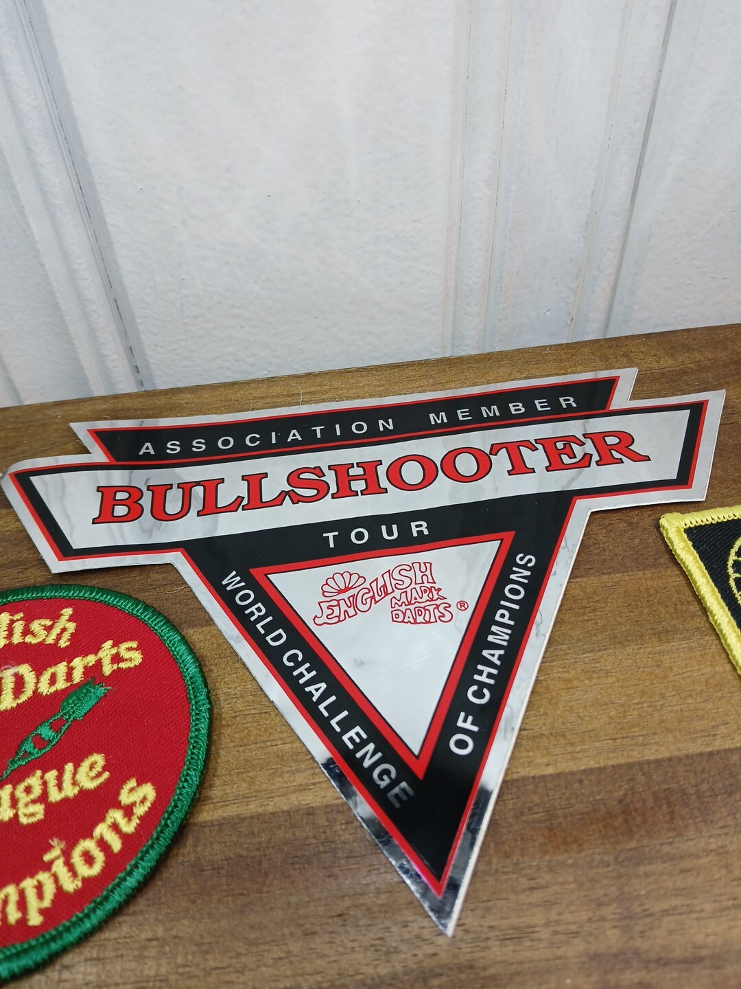 English Mark Darts Sticker & Patchs