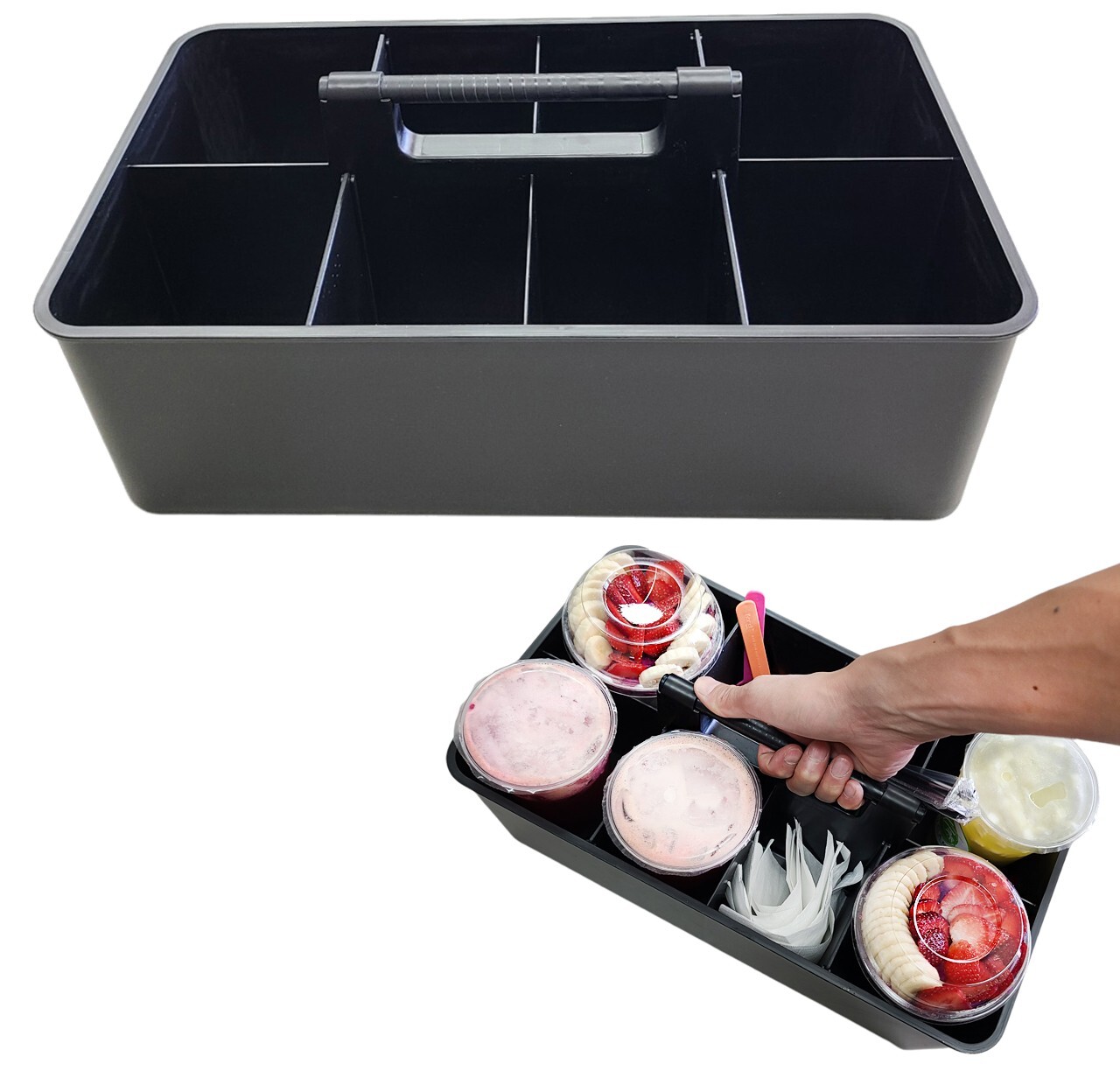Enjoy Organizer- Commercial Large Portable Cleaning Caddy Stackable Made In USA