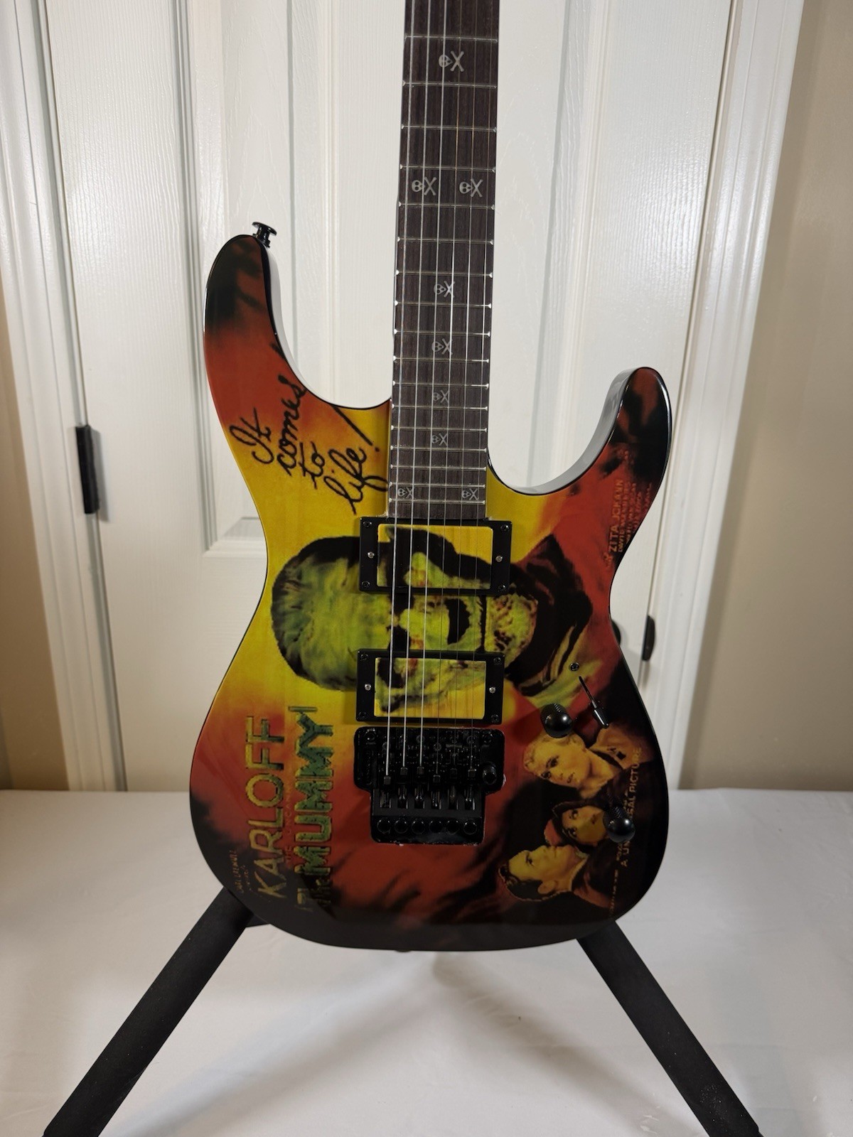 Karloff the Mummy Electric Guitar Solid