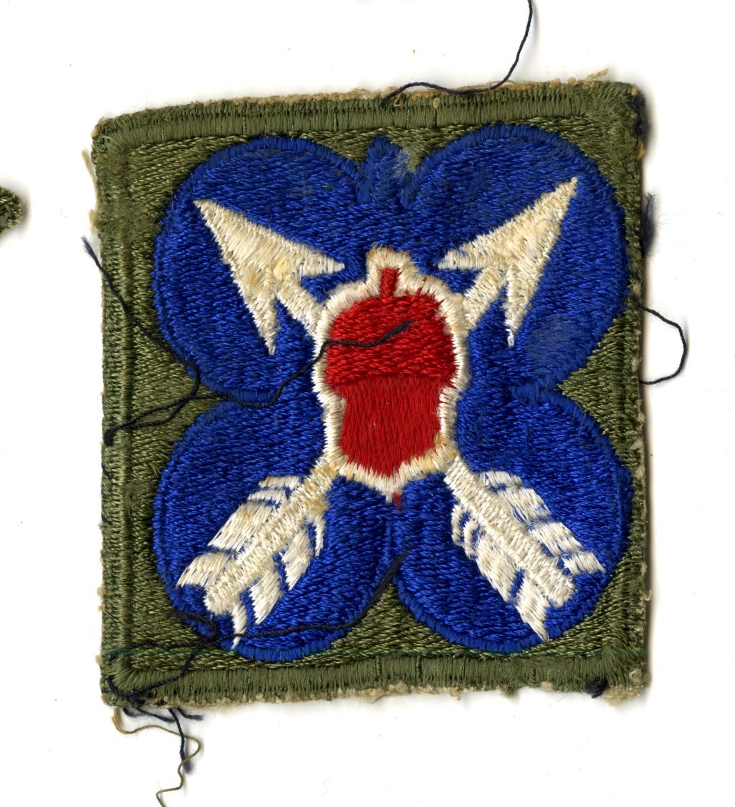 XXI Corps White Back Patch WWII Vintage France Germany Austria Europe