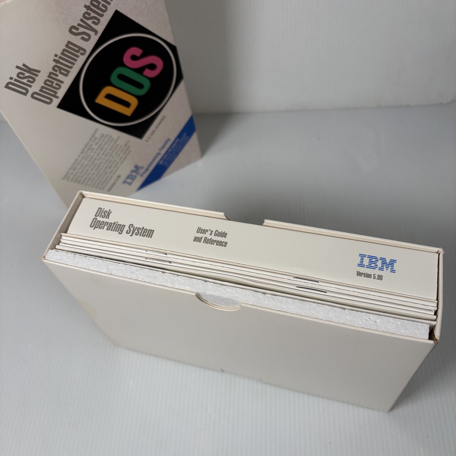 Vintage IBM DOS 5.0 Upgrade Kit Disk Operating System Software 3.5" Floppy Disks