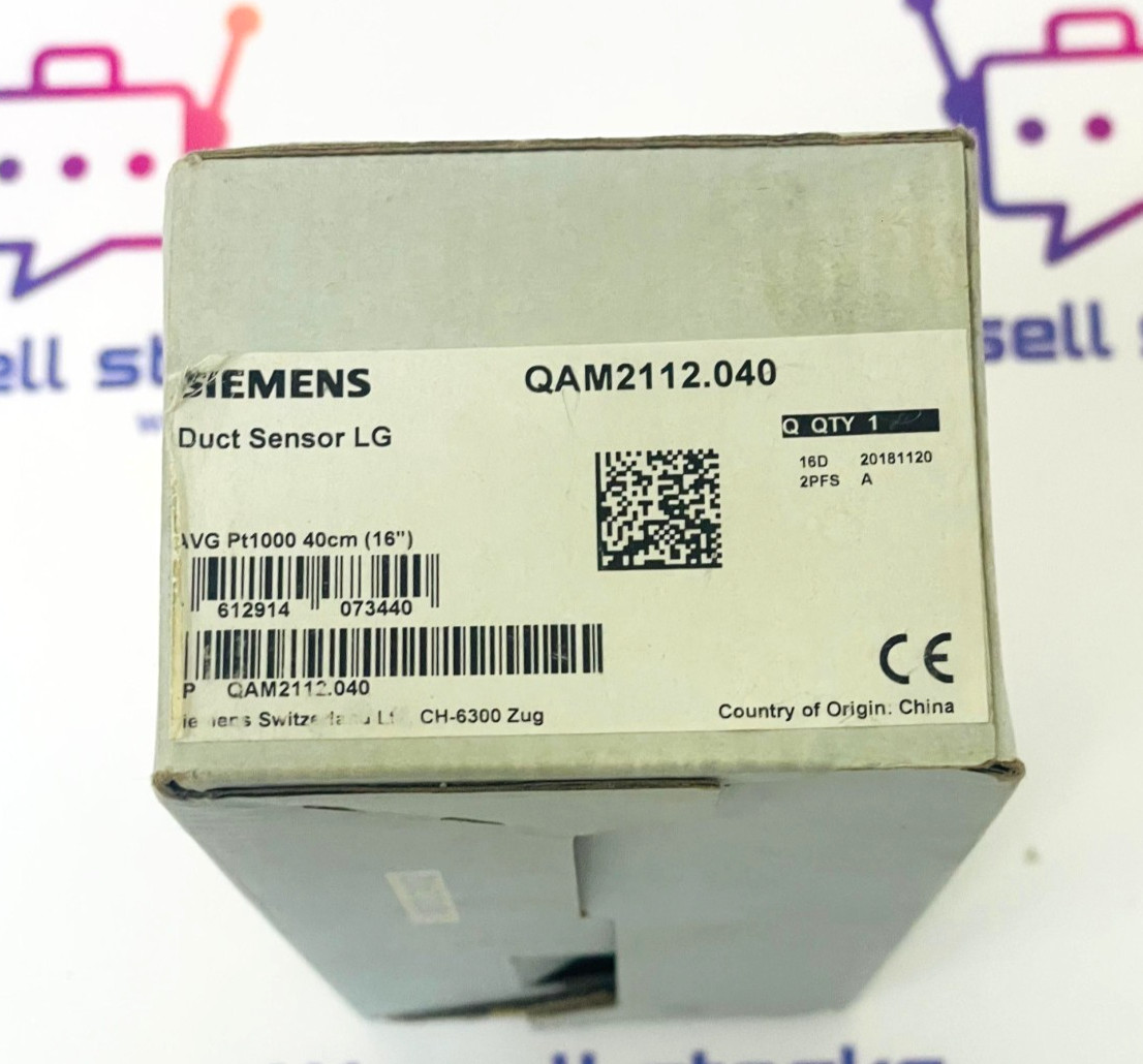 SIEMENS QAM2112.040 Duct Temperature Sensor