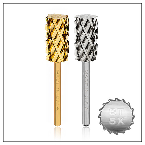 Quality Nail Drill Carbide Bit Large/ Small Barrel 3/32, Made in USA - 2pcs