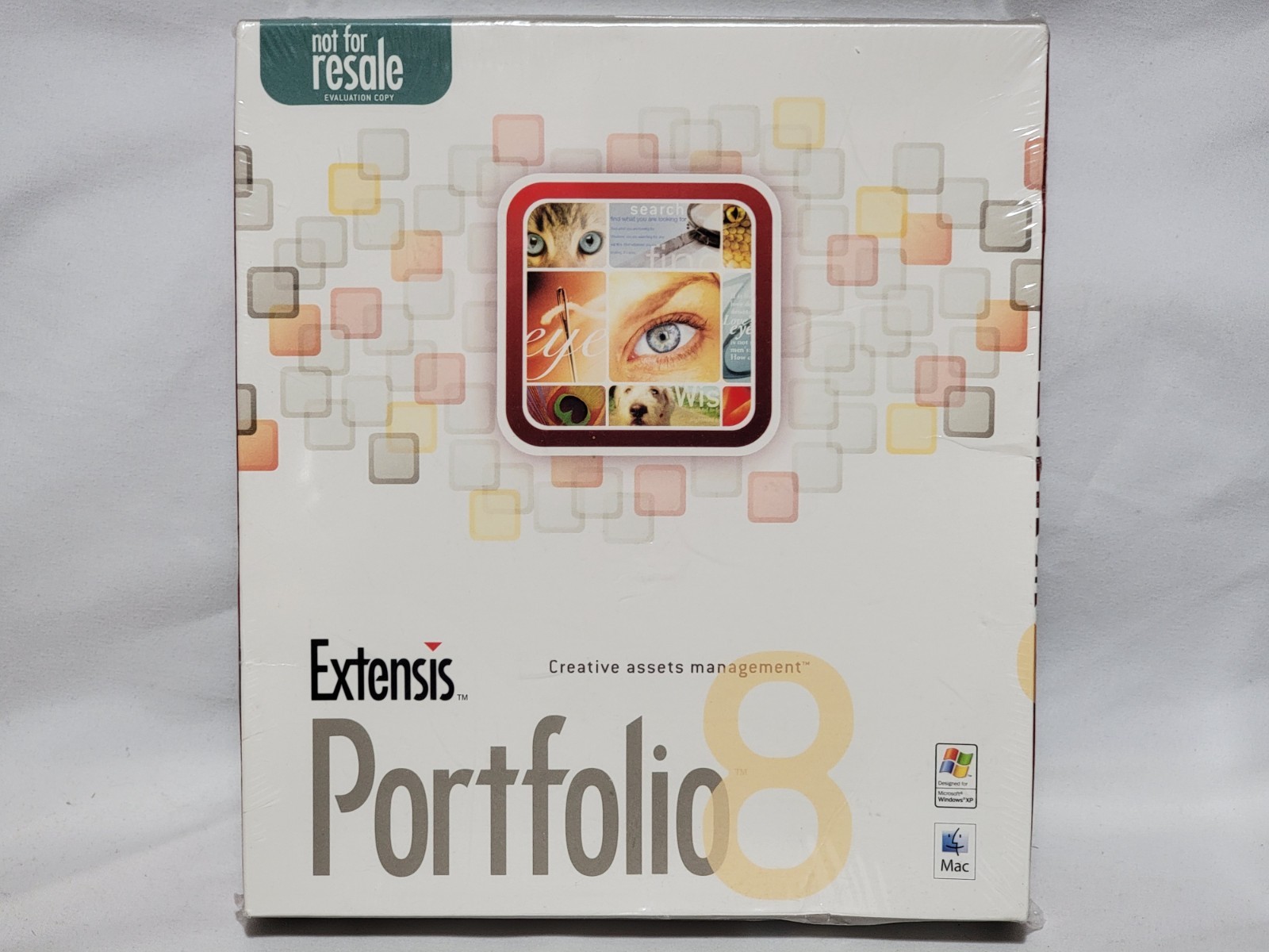 NEW (Read) Extensis Portfolio 8 PC Mac Not For Resale Evaluation Copy SEALED '05