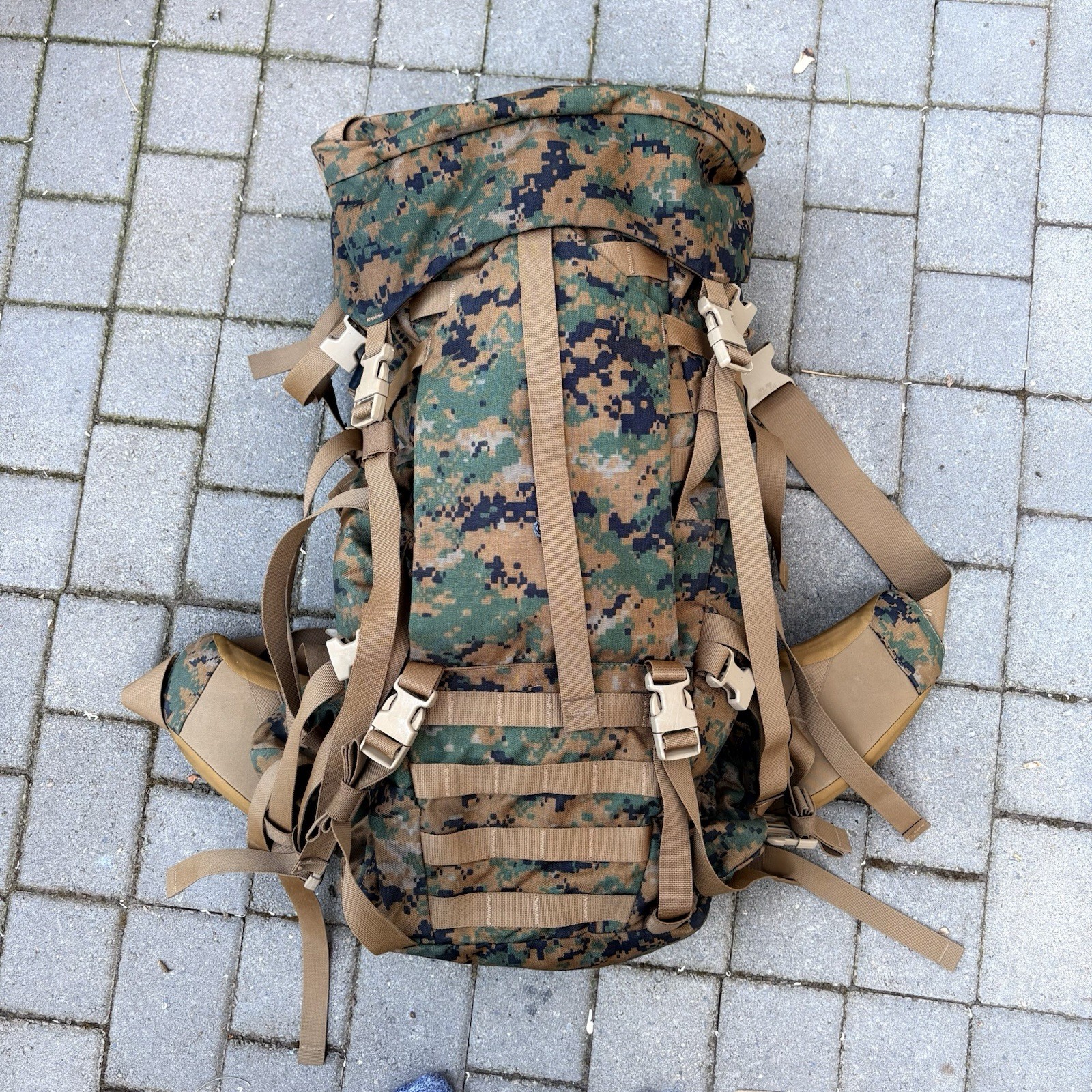 Arcteryx USMC Corps ILBE Rucksack Gen 2 Backpack Main Pack Hip Belt and Lid