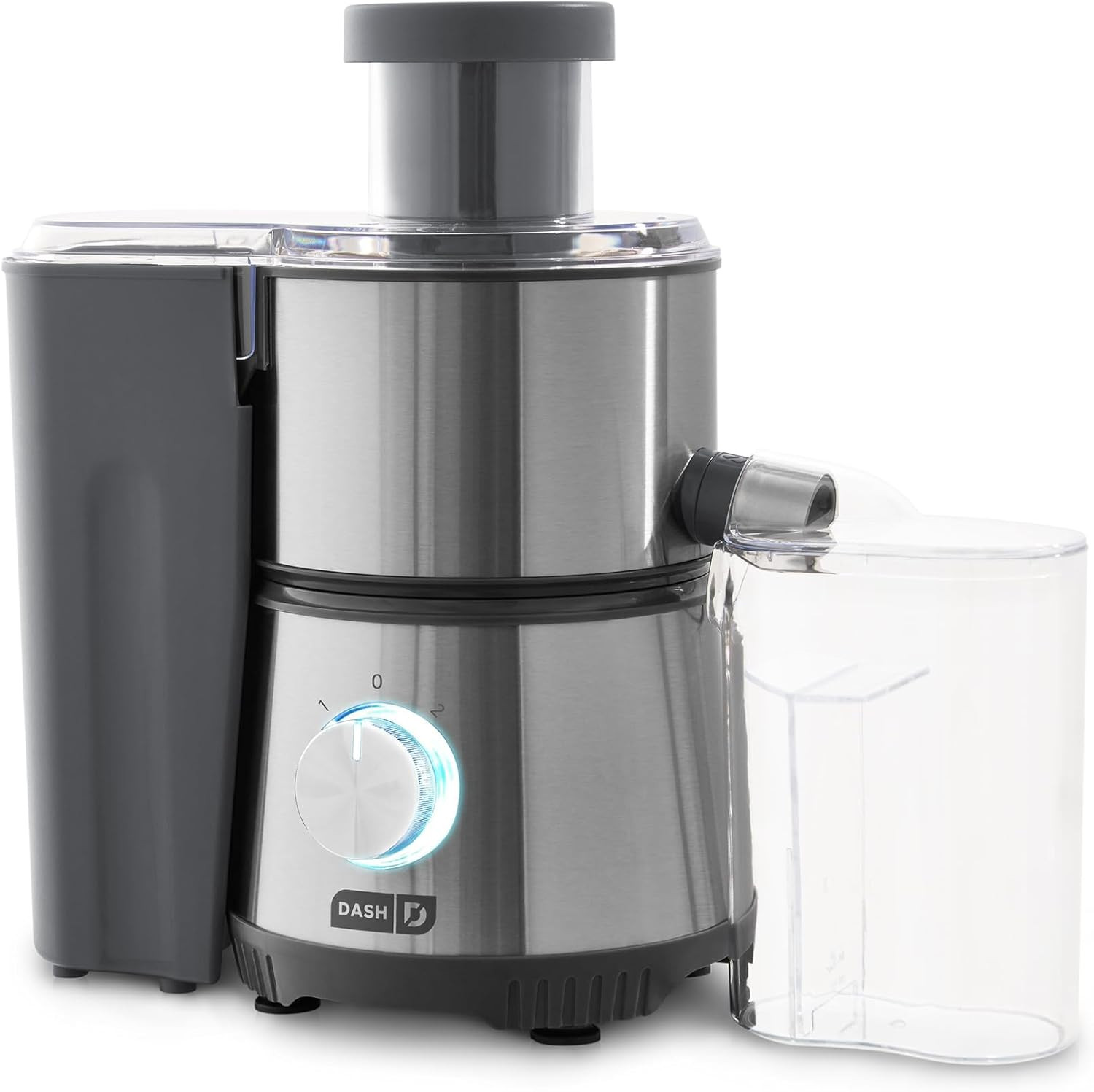 Compact Centrifugal Juicer, Press Juicing Machine, 2-Speed, 2" Wide Feed Chute f