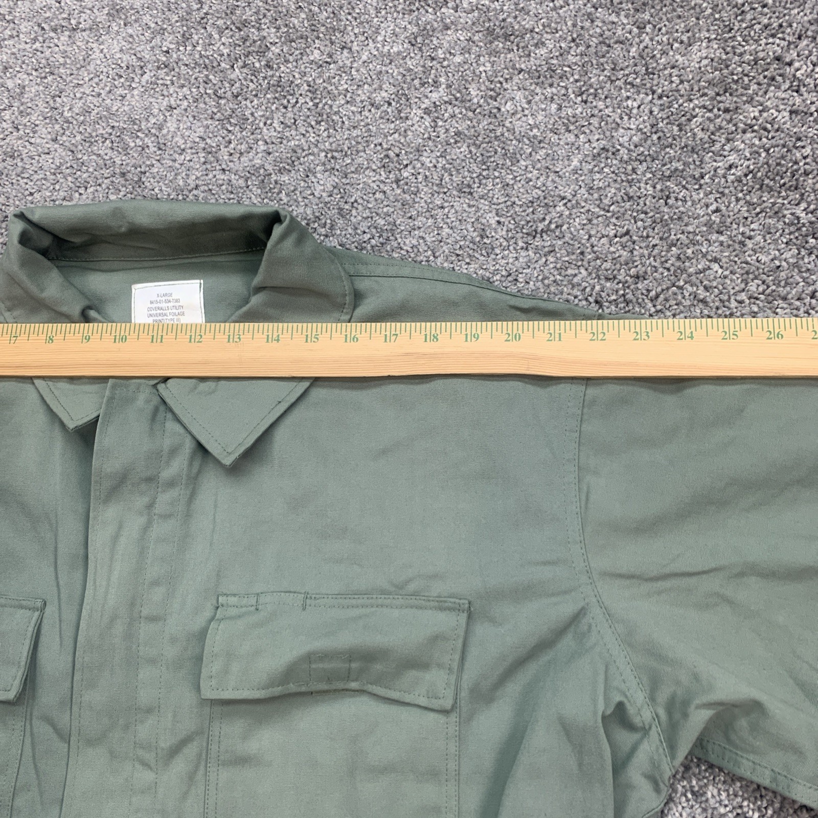 Universal Utility Coveralls Mens XLG Foliage Green Type III US Military Uniform